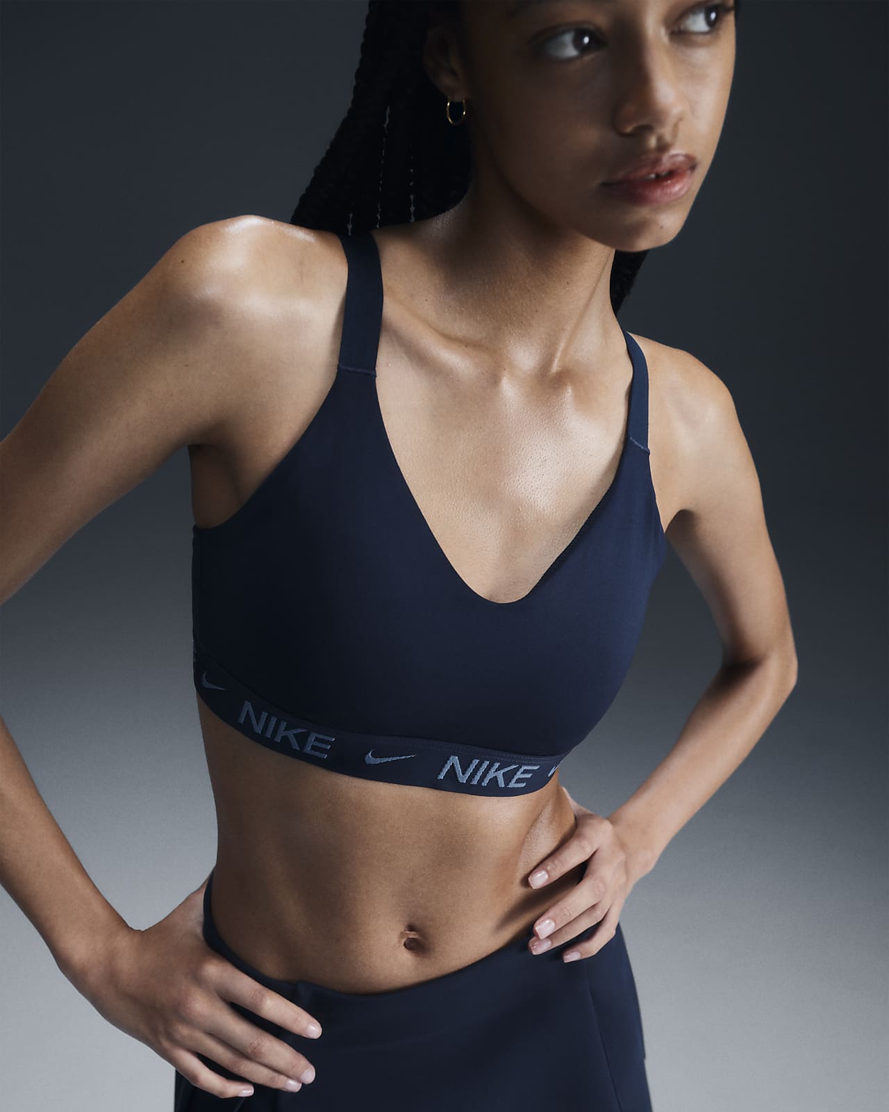 Bra imbottito regolabile Nike Indy Medium Support – Donna