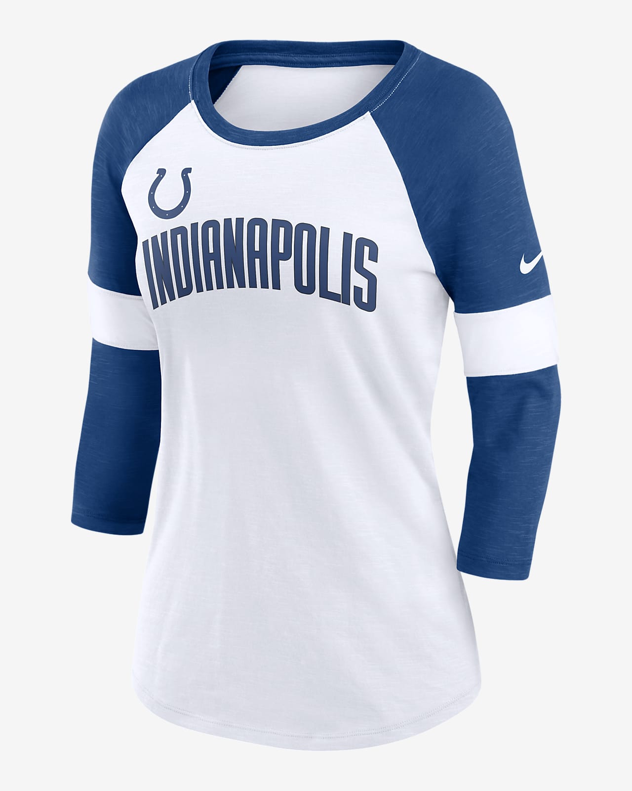 Nike Pride (NFL Indianapolis Colts) Women's 3/4-Sleeve T-Shirt