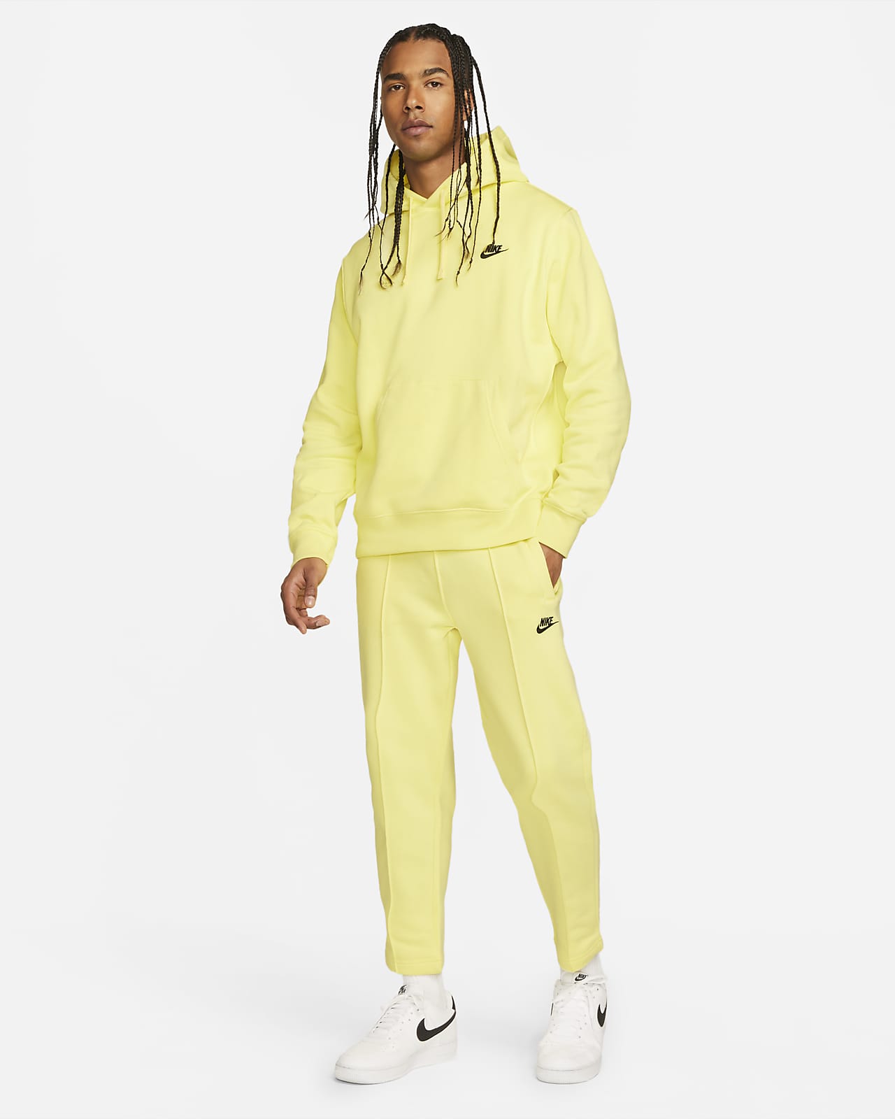 nike yellow suit