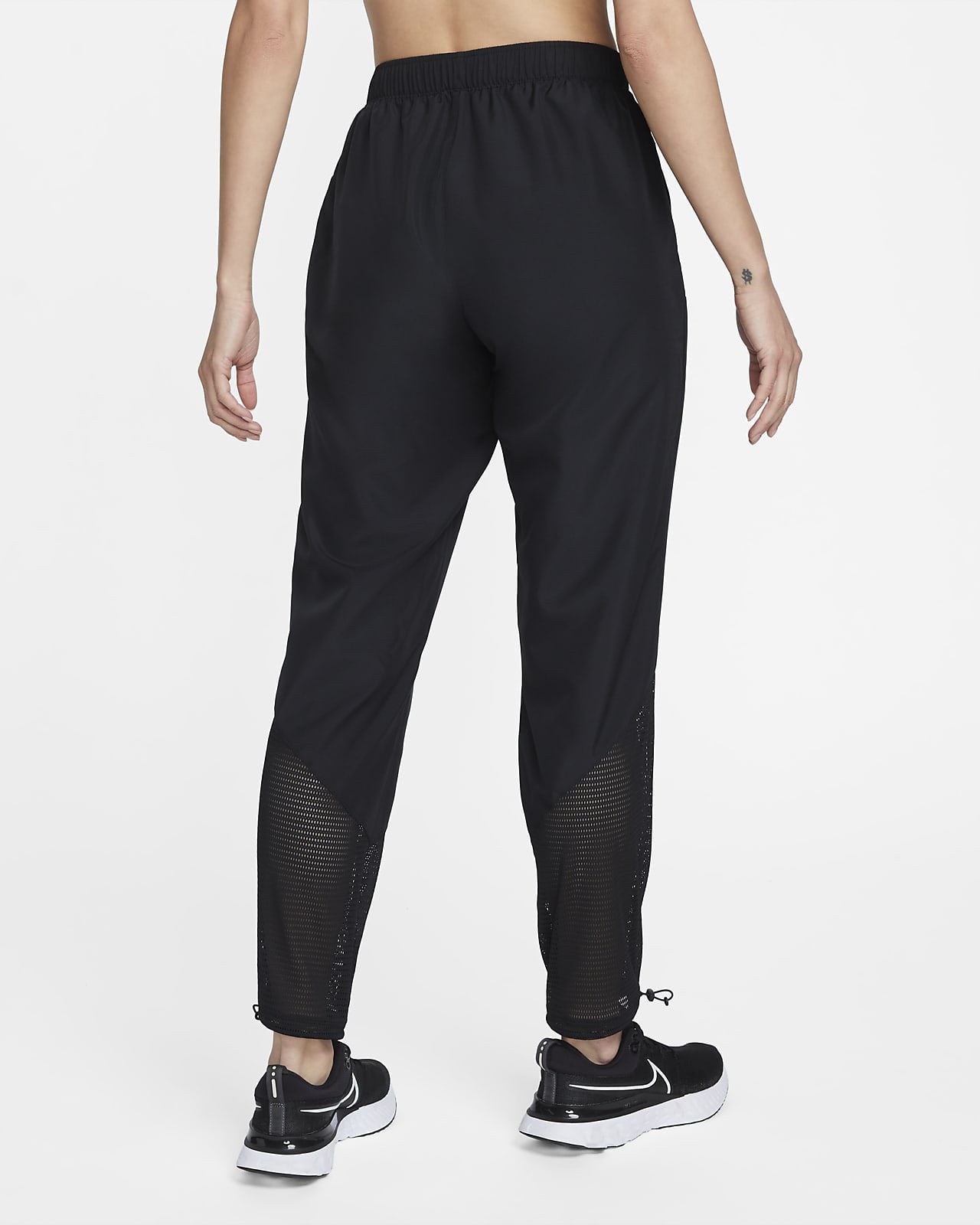 Nike Dri-FIT Swoosh Run 女款中腰跑步長褲。Nike TW