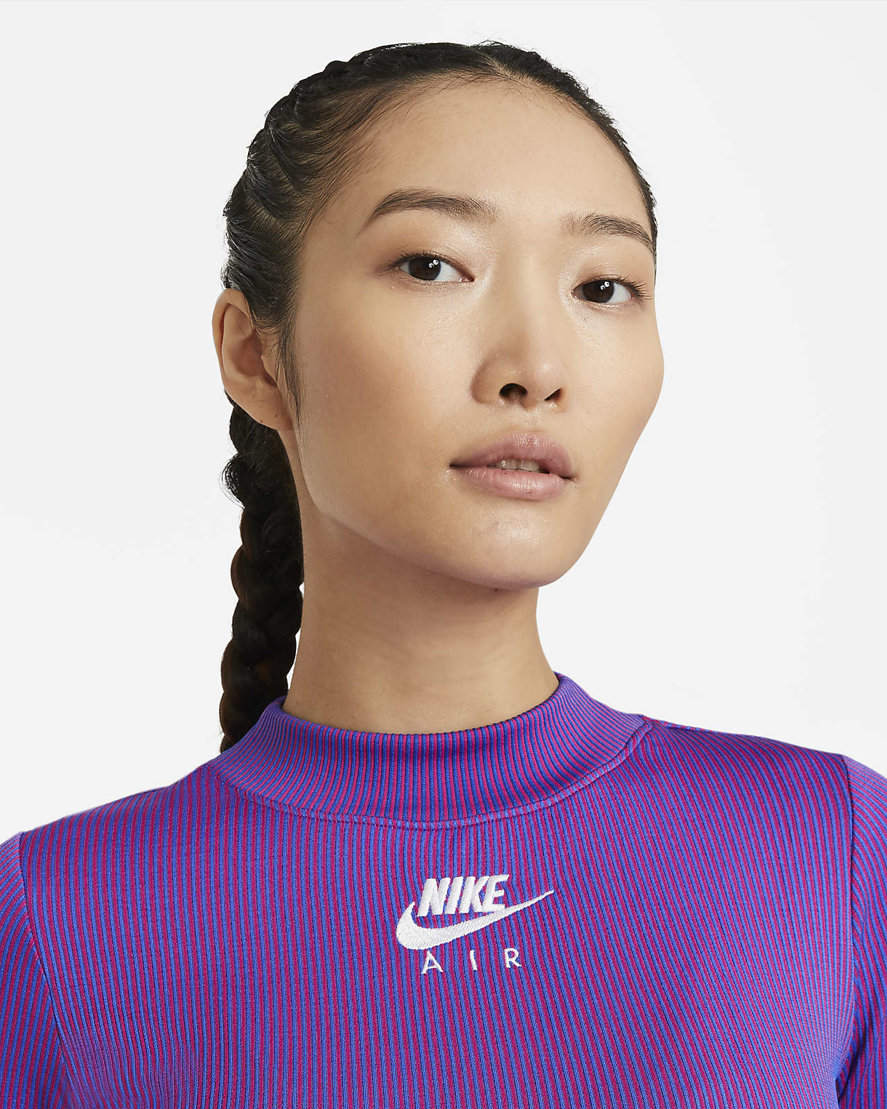 Nike公式 ナイキ エア ウィメンズ モックネック ロングスリーブ トップ オンラインストア 通販サイト