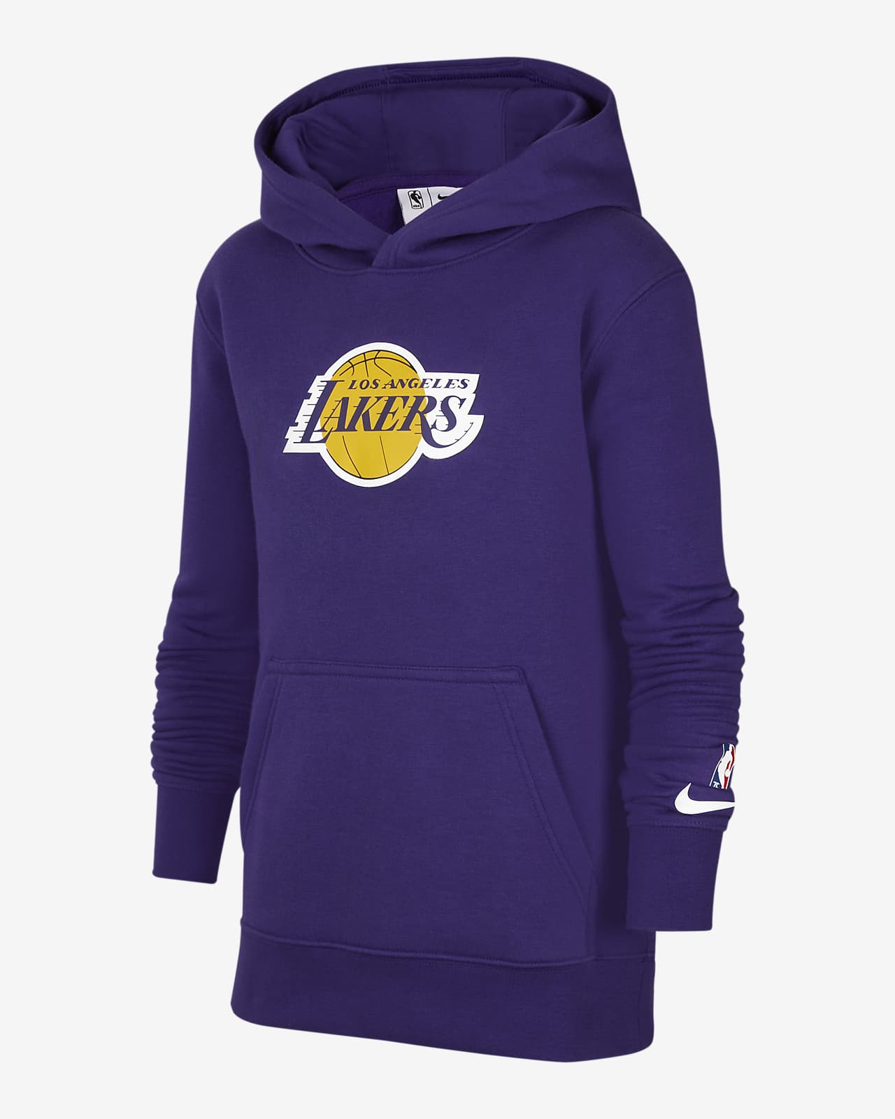 Los Angeles Lakers Older Kids' Nike NBA Fleece Pullover Hoodie