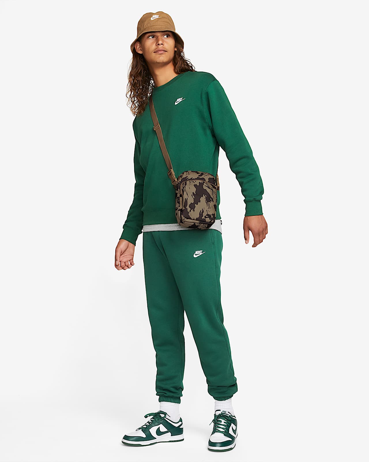 Nike Heritage Camo Crossbody Bag (4L). Nike BE