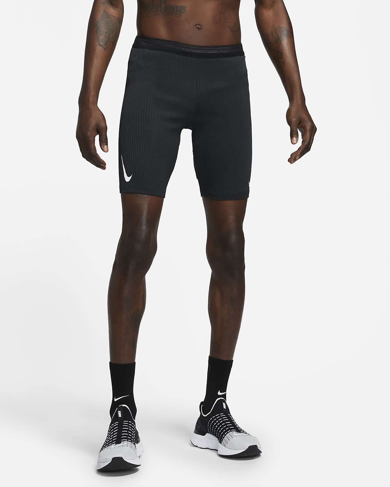 Nike AeroSwift-løbetights i halv længde til mænd