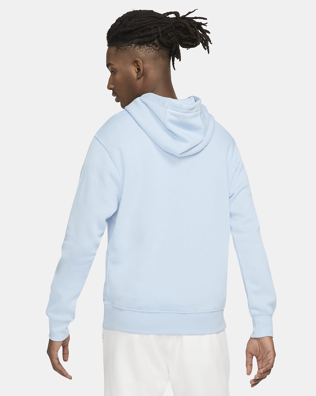 nike blue and white sweatshirt