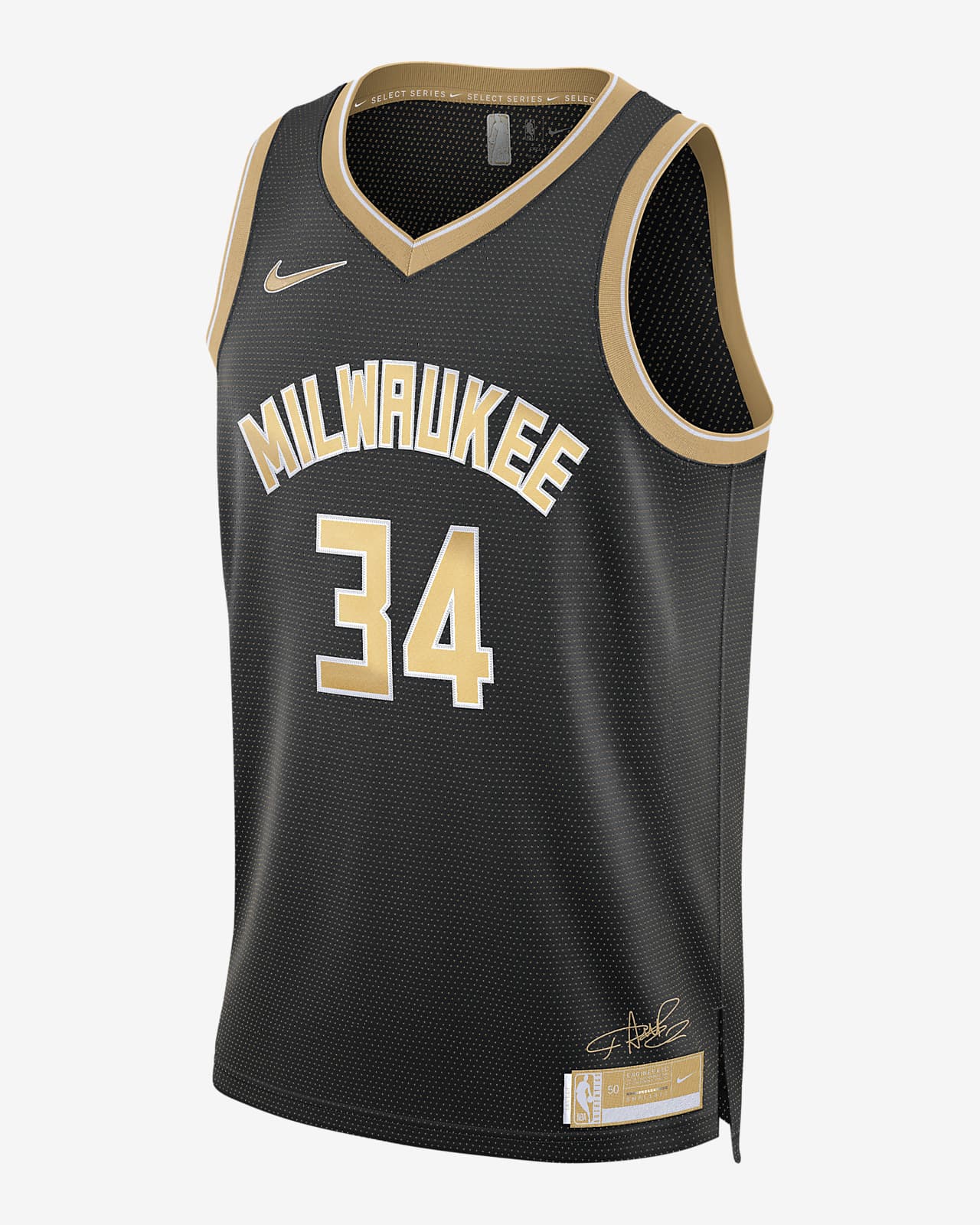 Giannis Antetokounmpo Milwaukee Bucks 2024 Select Series Men's Nike Dri