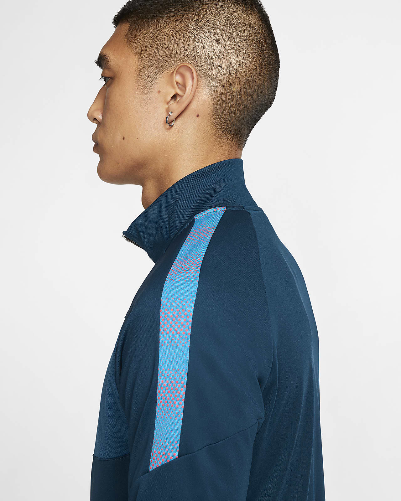 nike dri fit jacket blue