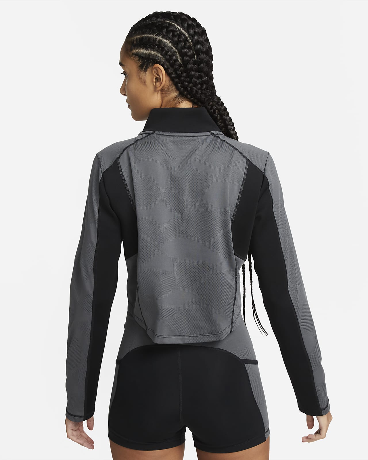 Nike Dri-FIT Women's Long-Sleeve 1/4-Zip Training Top.