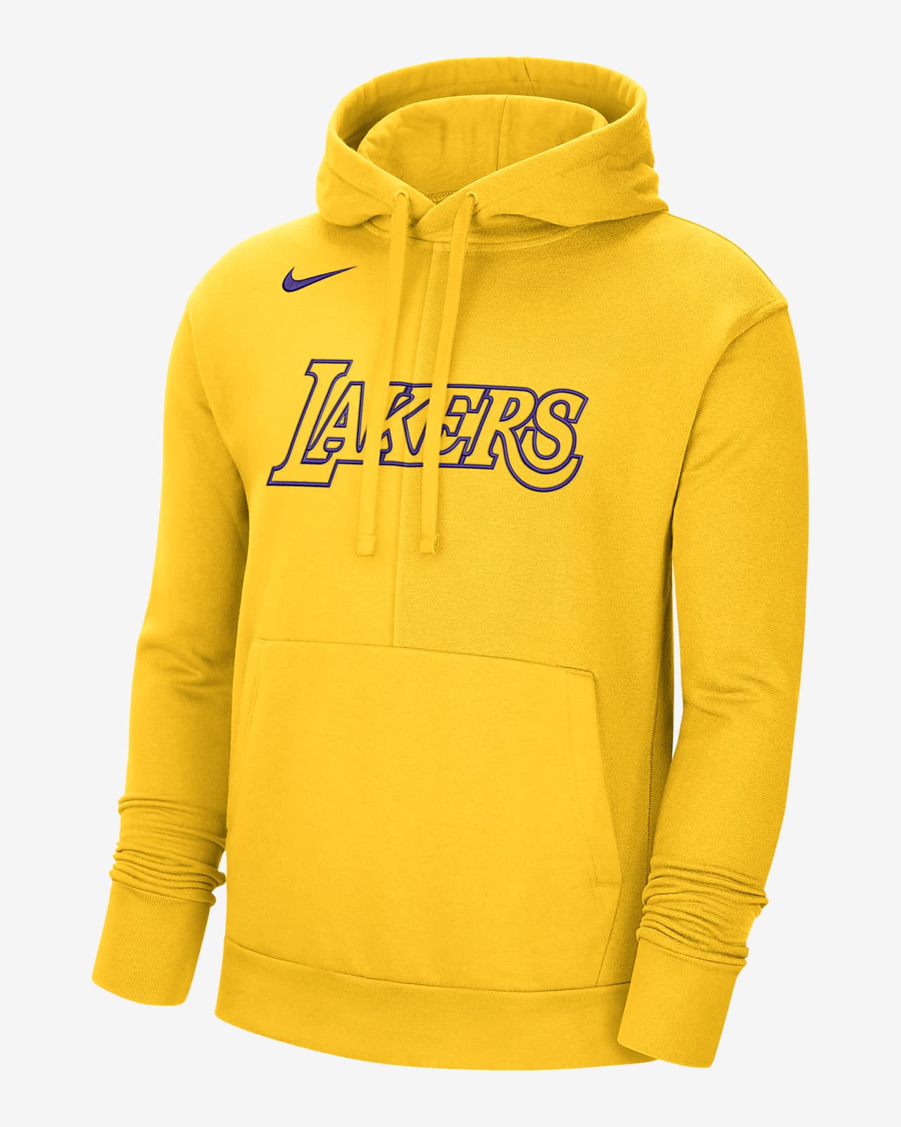 Siete Nublado Consultar Sudadera con gorro sin cierre de tejido Fleece Nike NBA para hombre Los  Angeles Lakers Courtside. Nike.com