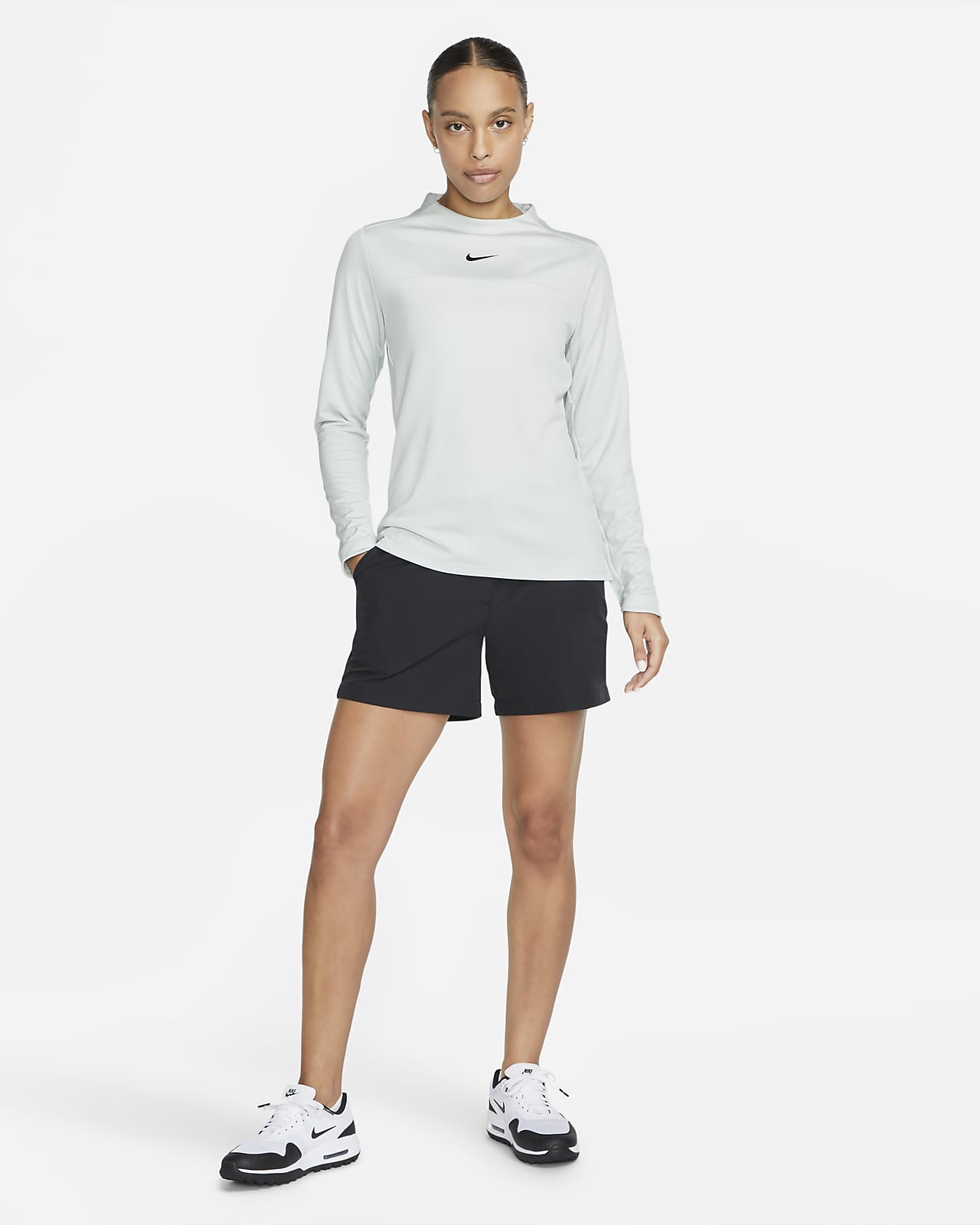 Camiseta de golf de cuello alto para mujer Nike Dri-FIT UV Advantage.  