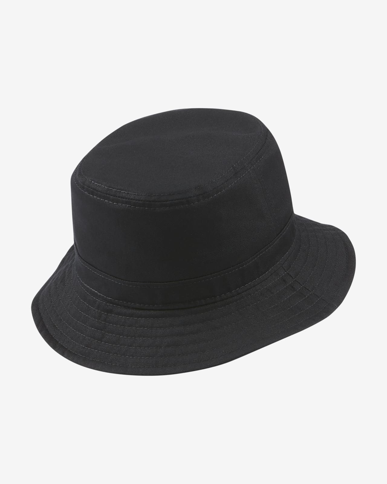 kids black bucket hat