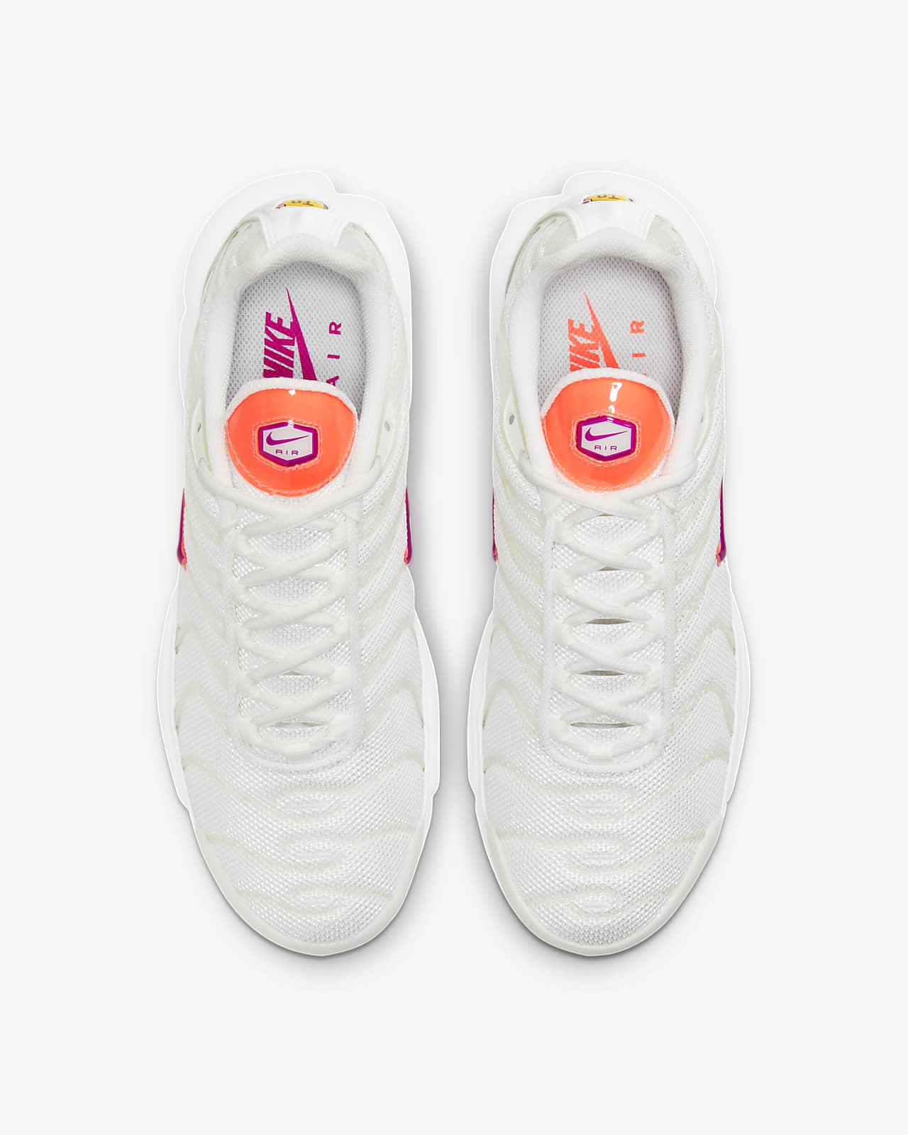 nike air max plus all white womens