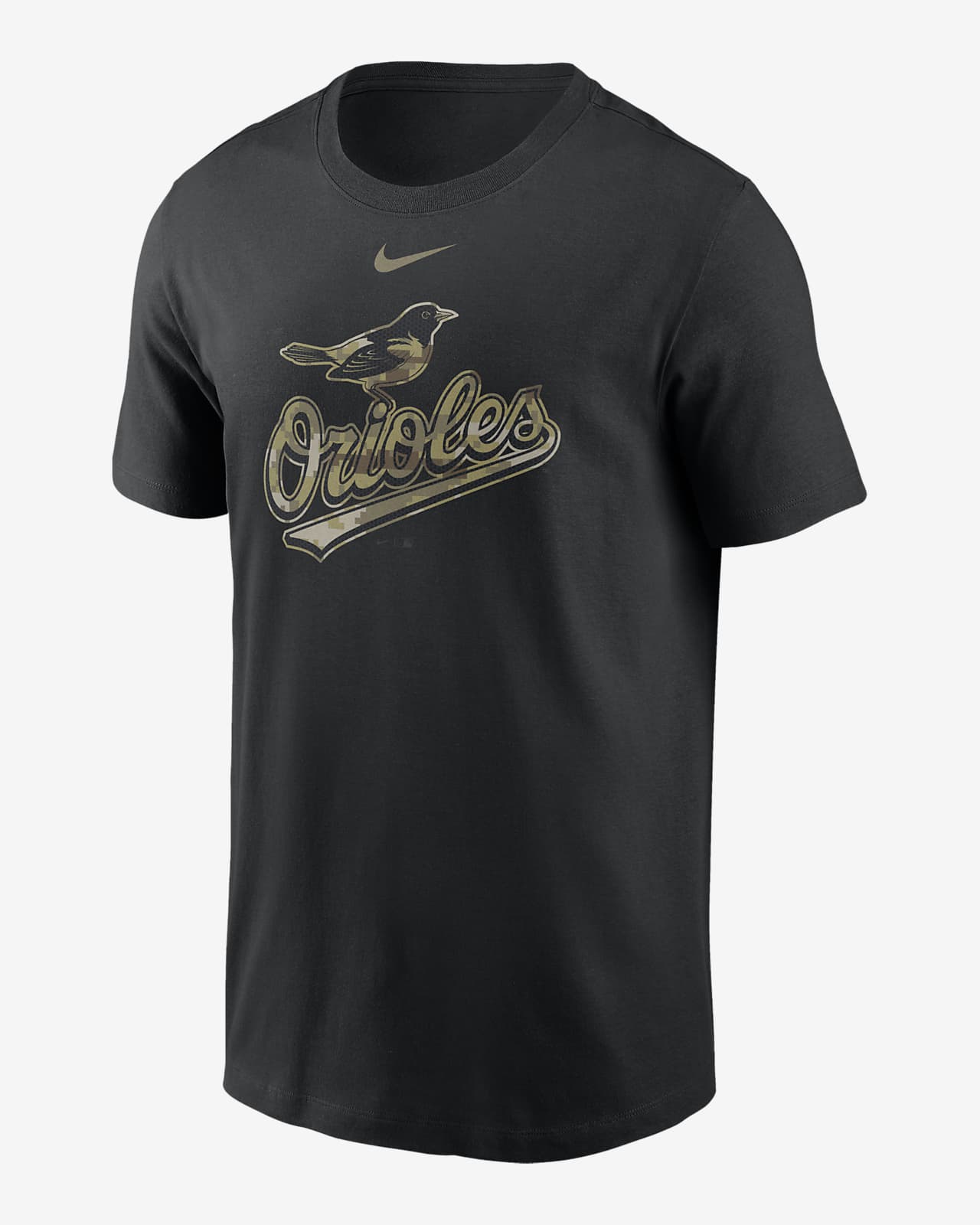 Nike Camo Logo (MLB Baltimore Orioles) Men's T-Shirt. Nike.com