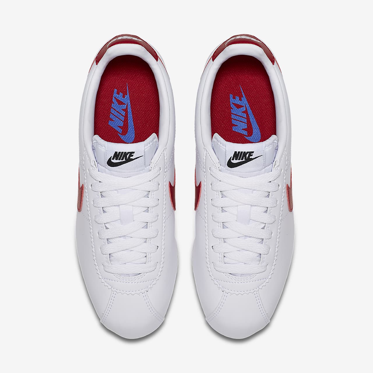 nike white classic cortez sneakers