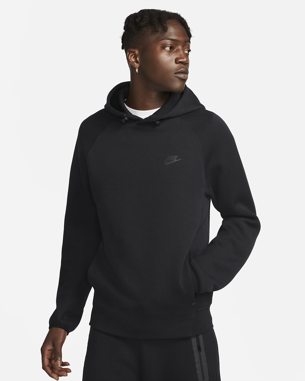 Felpa pullover con cappuccio Nike Sportswear Tech Fleece - Uomo