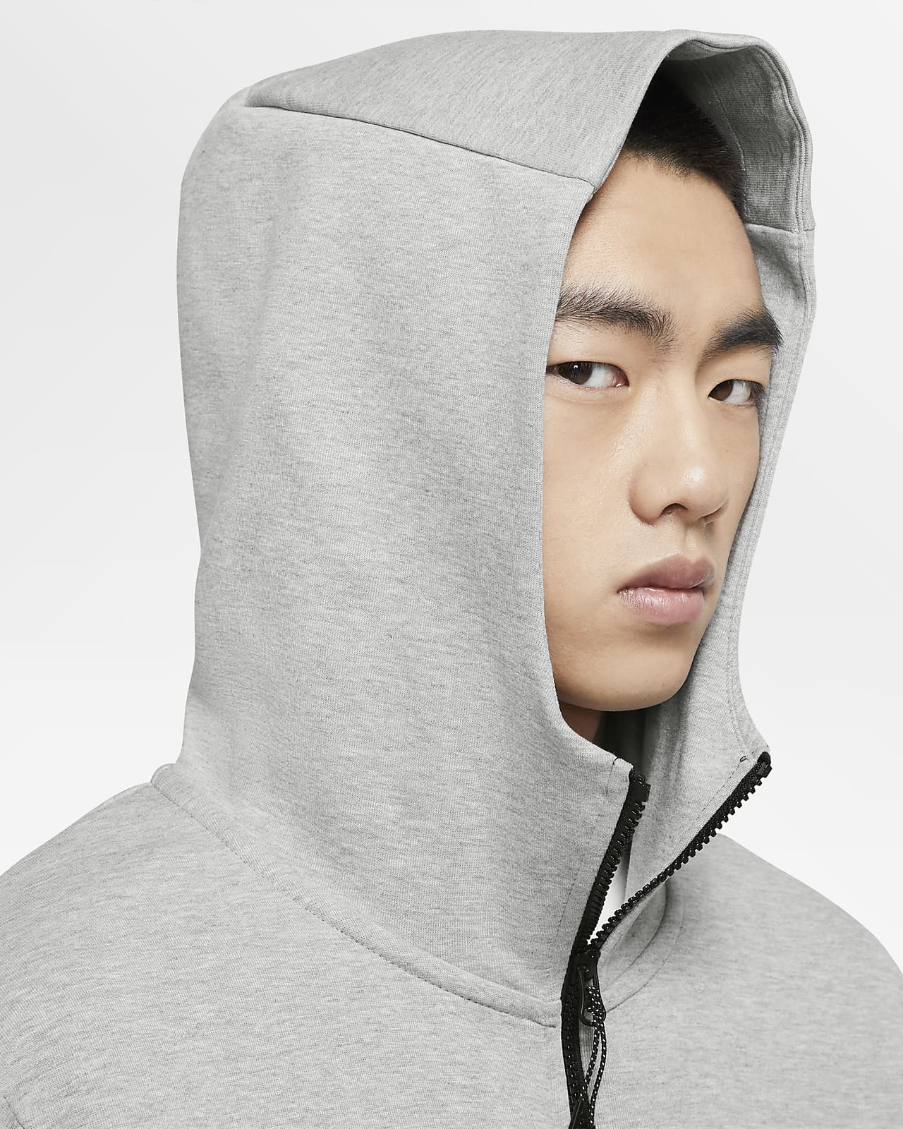 nike tech zip up hoodie