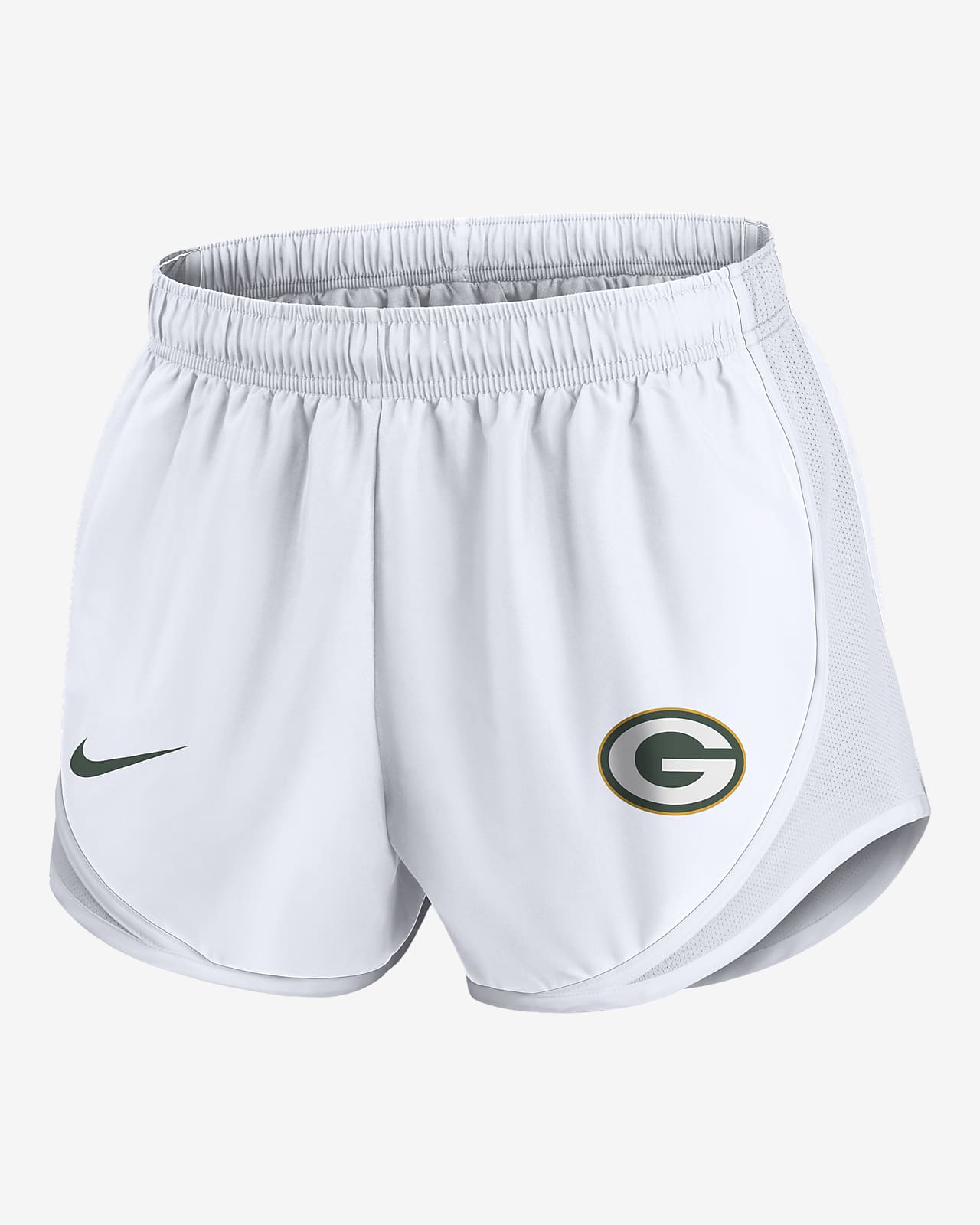 Shorts Nike Dri-FIT de la NFL para mujer Green Bay Packers Tempo