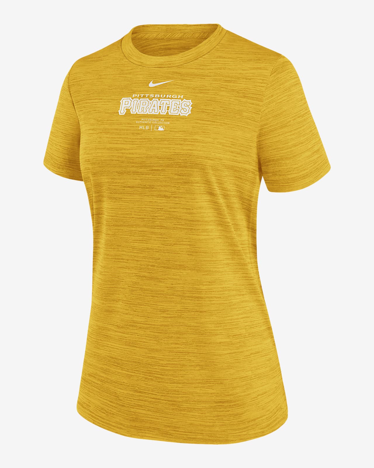 Pittsburgh Pirates Authentic Collection Practice Velocity Women's Nike Dri-FIT MLB T-Shirt
