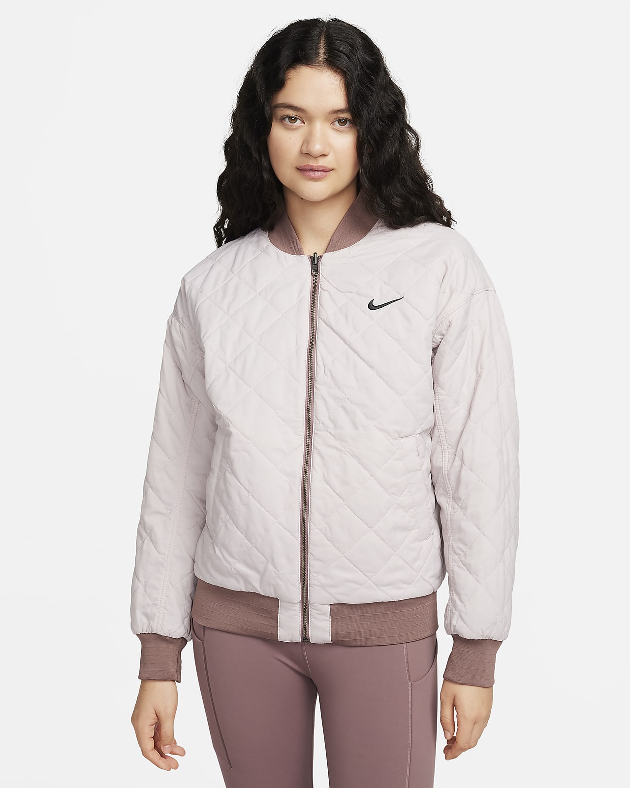 Nike Sportswear Women's Reversible Varsity Bomber Jacket.