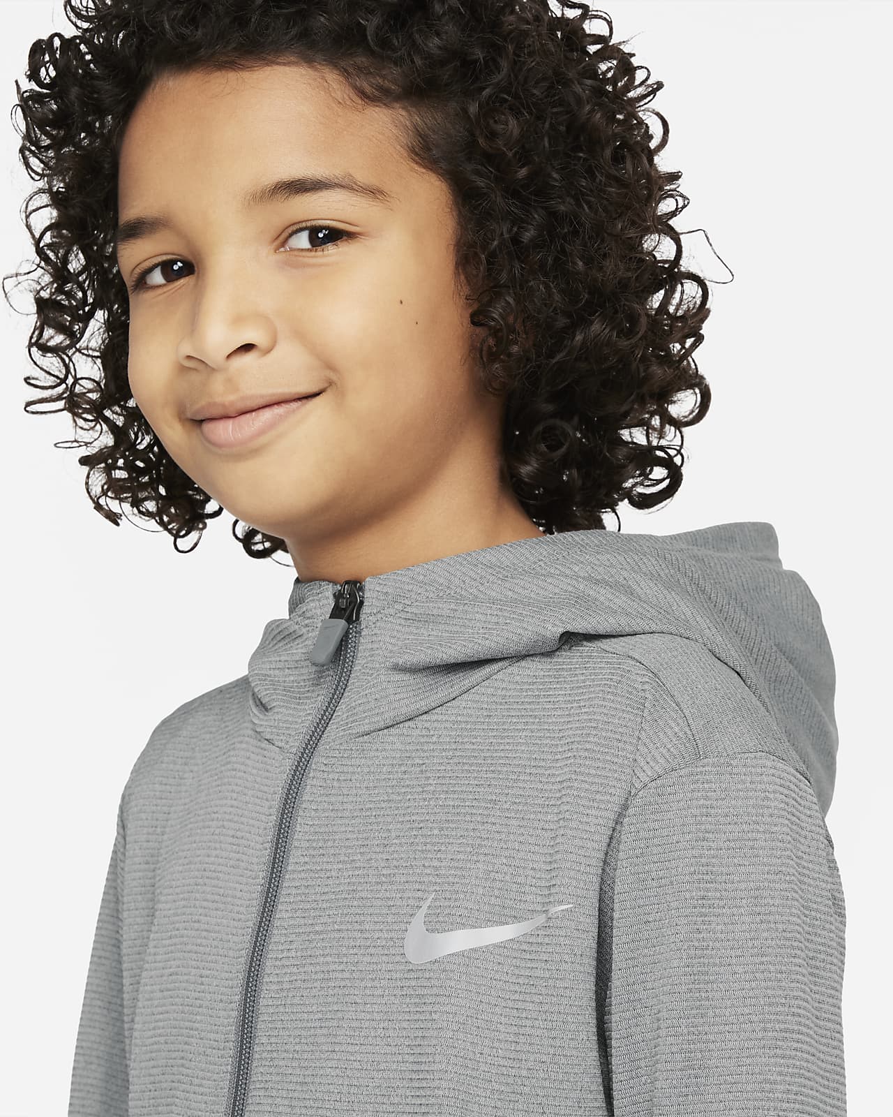 Nike Older Kids' (Boys') Full-Zip Training Hoodie. Nike IE