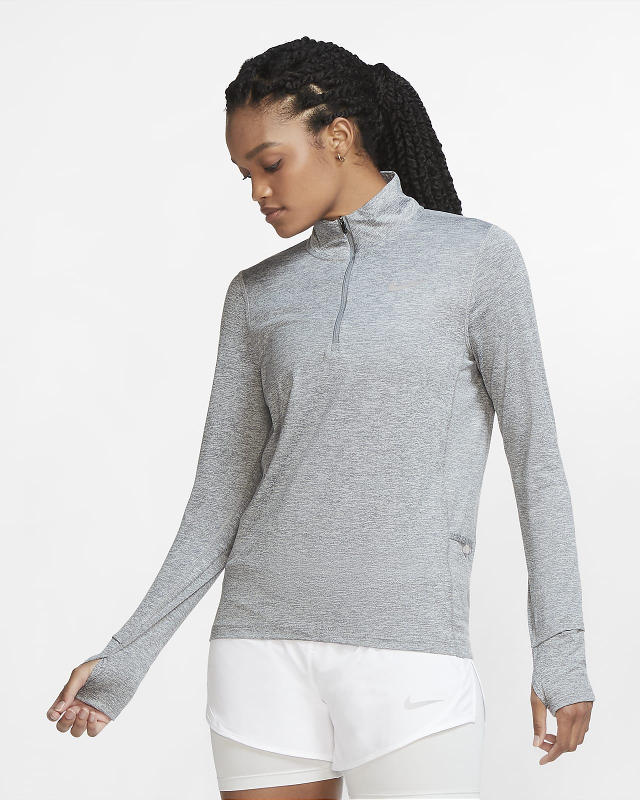 Top da running con zip a metà lunghezza Nike - Donna. Nike IT