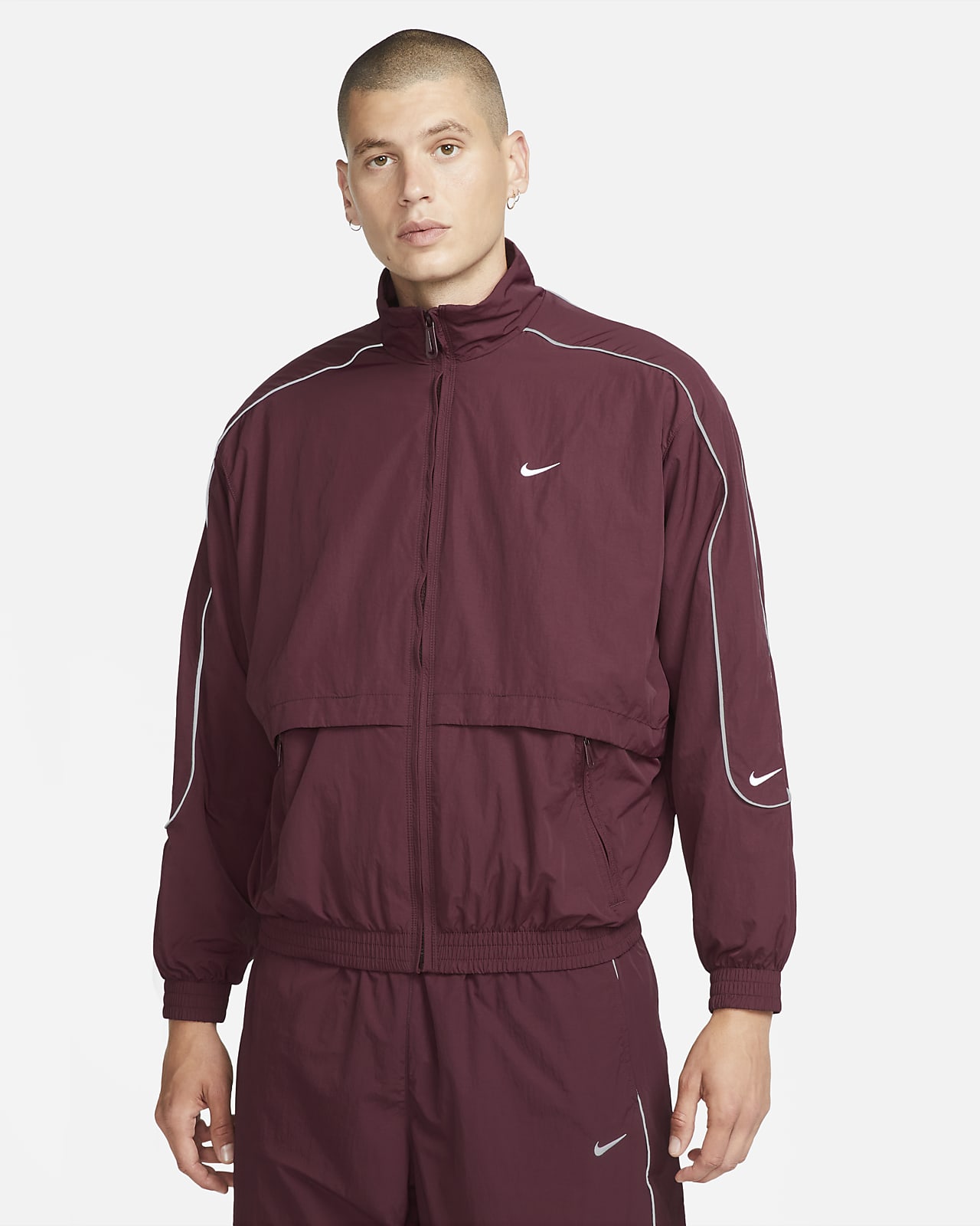 Nike Sportswear Solo Swoosh Men's Woven Tracksuit Jacket