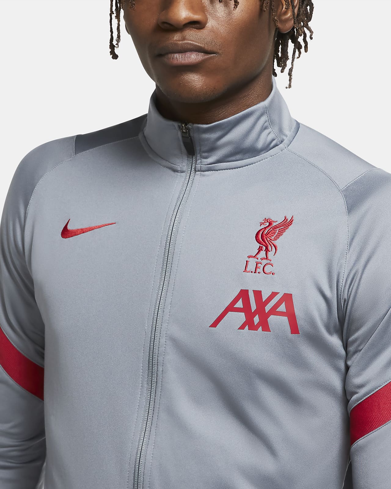 Liverpool F.C. Strike Men's Knit Football Tracksuit Jacket. Nike SA
