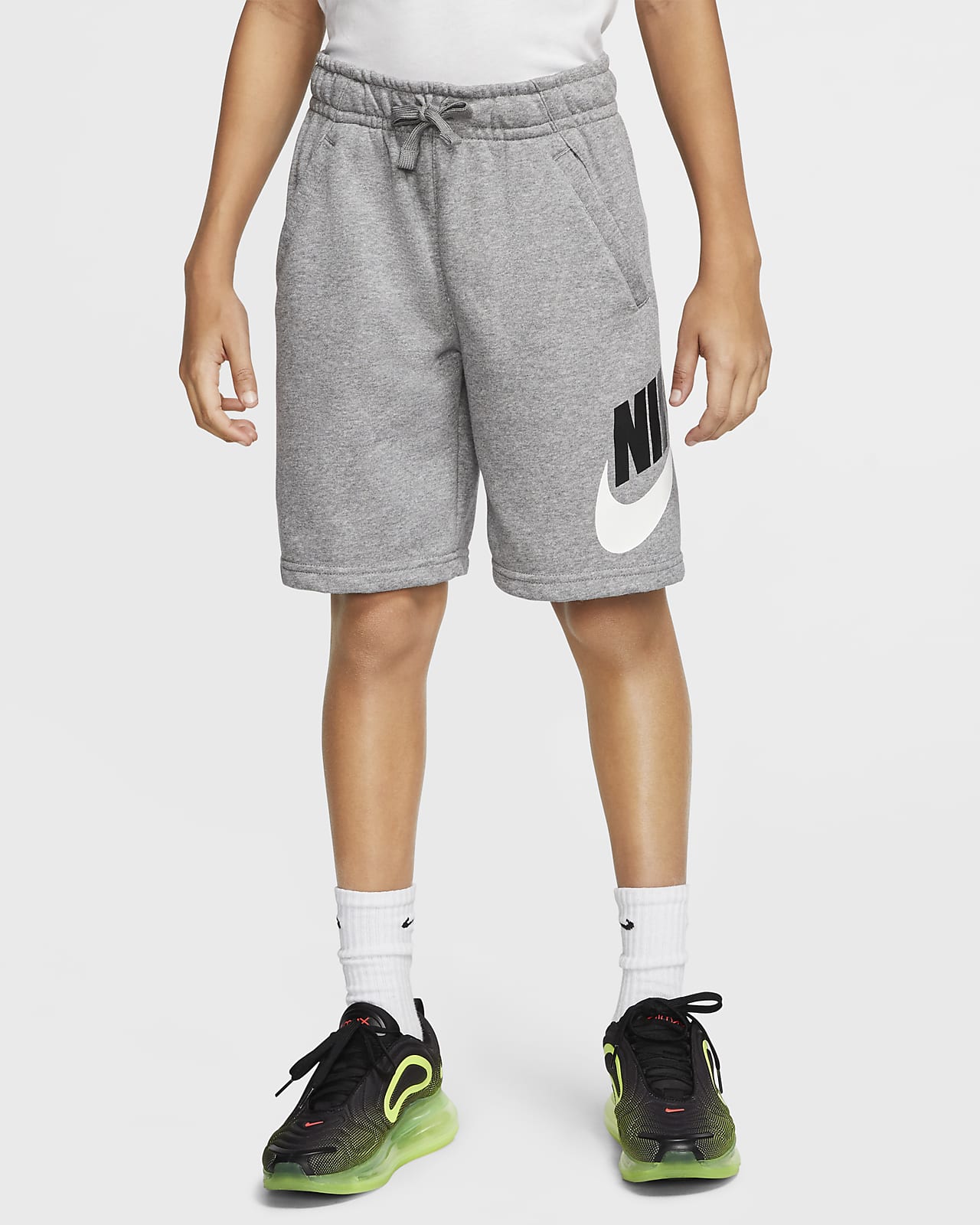 nike grey club shorts