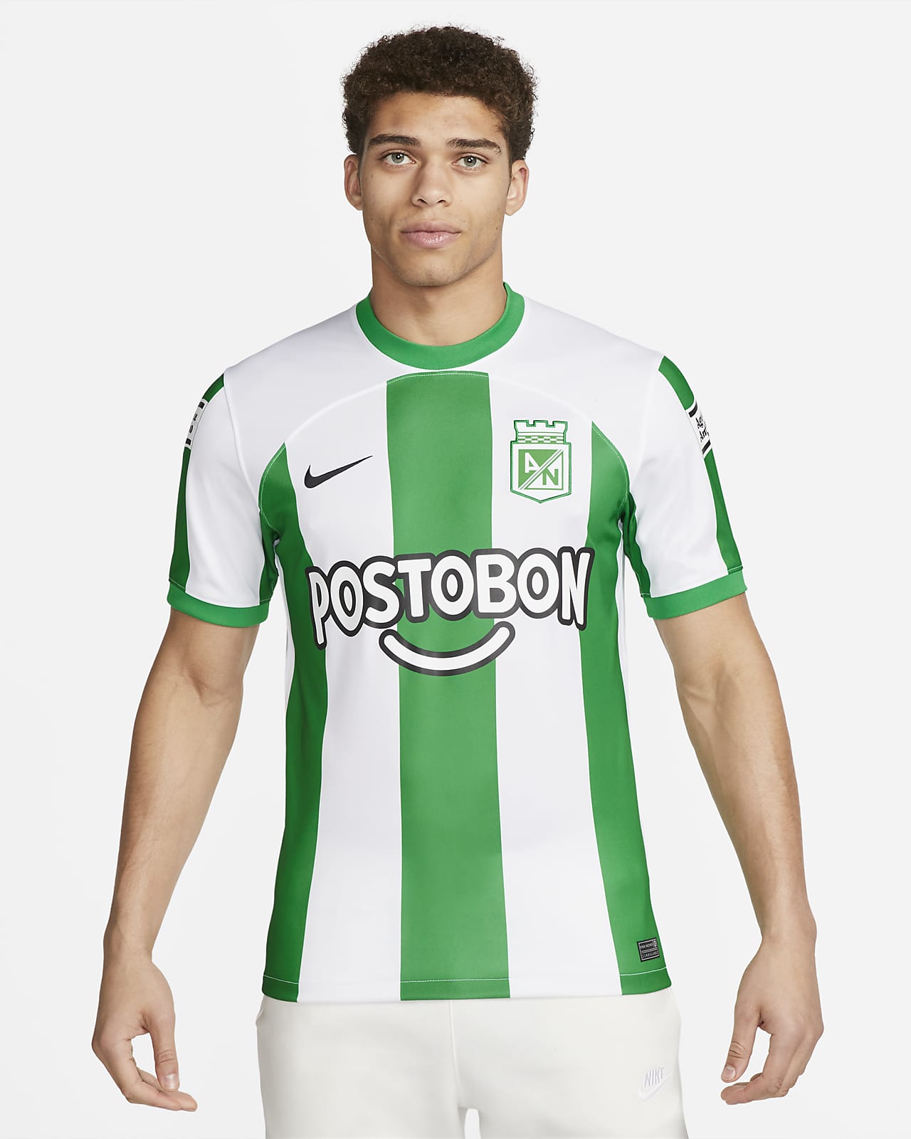 Atlético Nacional 2022/23 Stadium Home Men's Nike Dri-FIT Soccer Jersey.