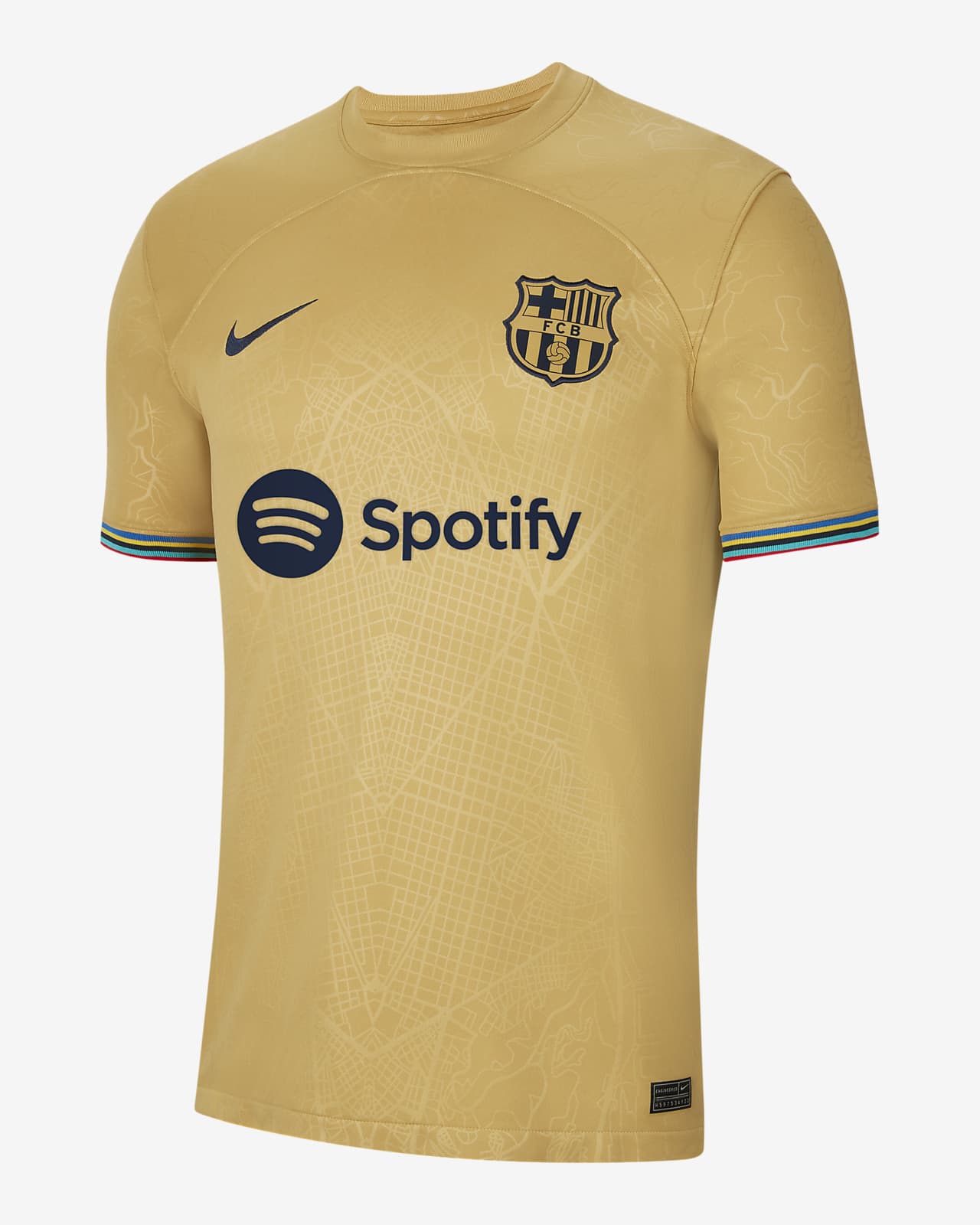 F.C. Barcelona 2022/23 Stadium Nike Dri-FIT Football Shirt. Nike