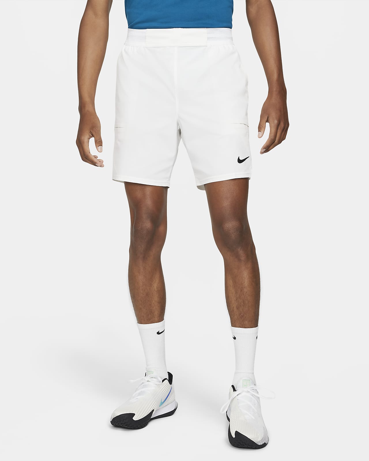 White athletic shorts mens Clearance