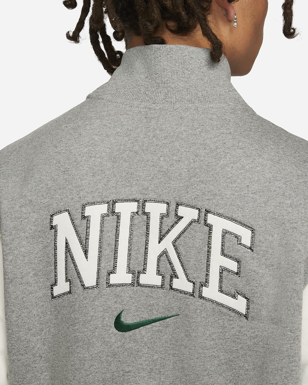 nike sportswear letterman sweater