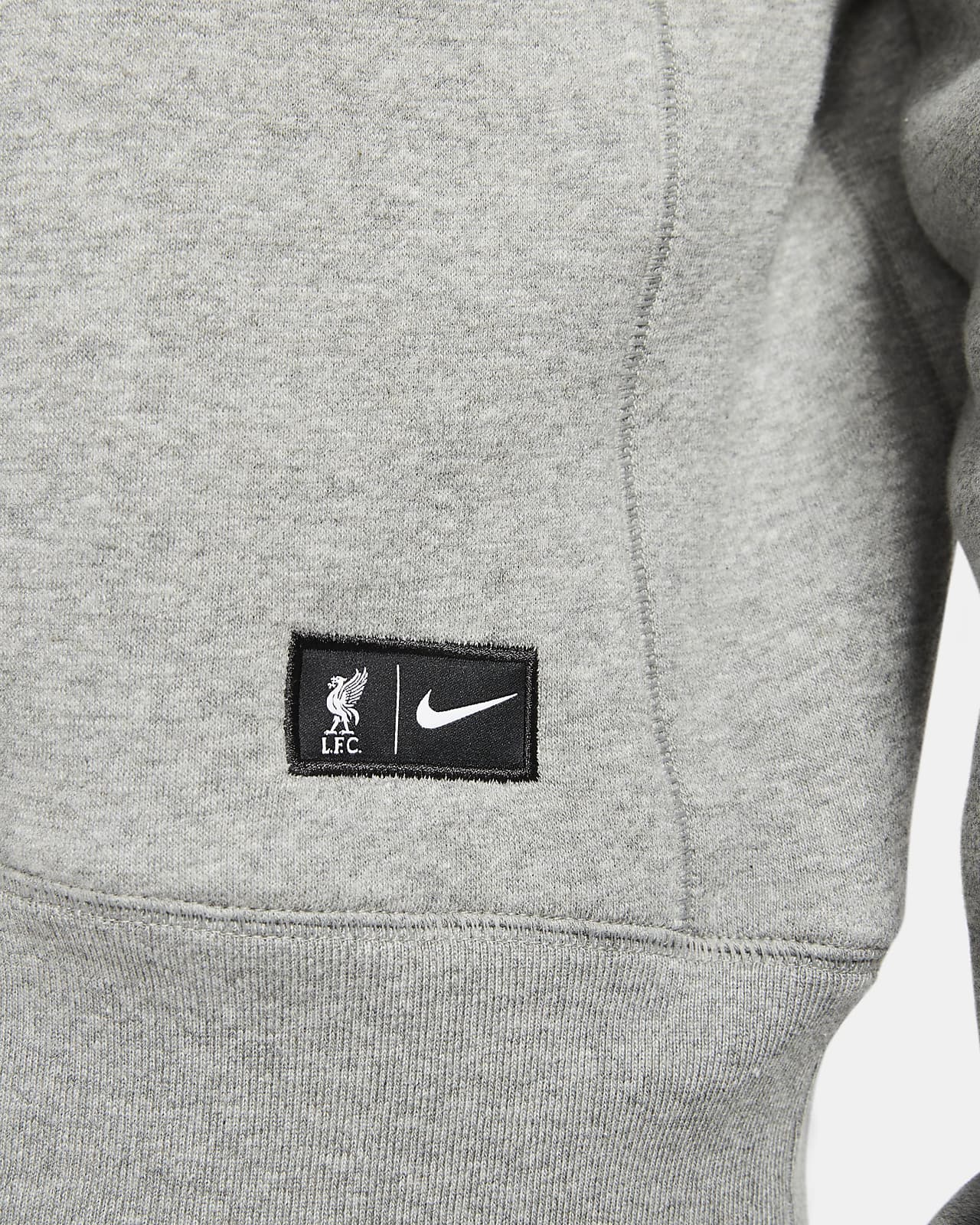 Liverpool FC Solo Swoosh Men's Nike Crewneck Sweatshirt.