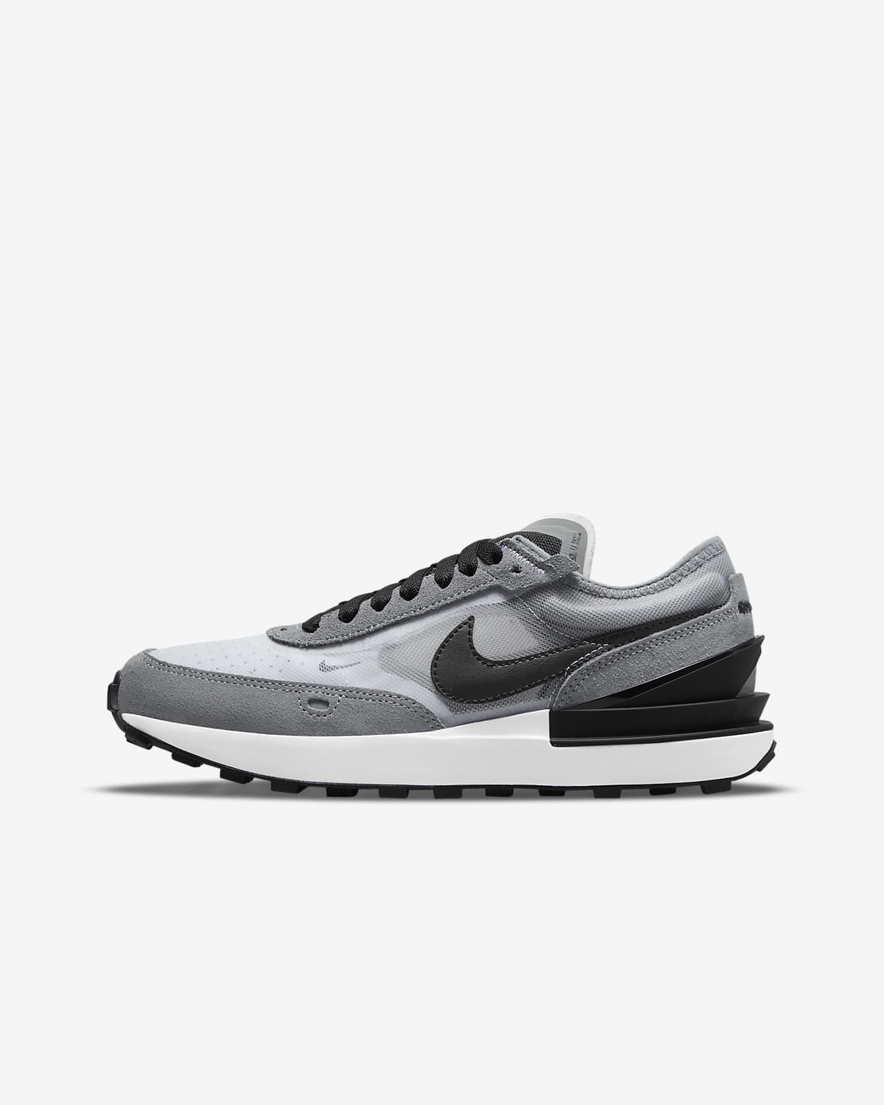 nike waffle grey