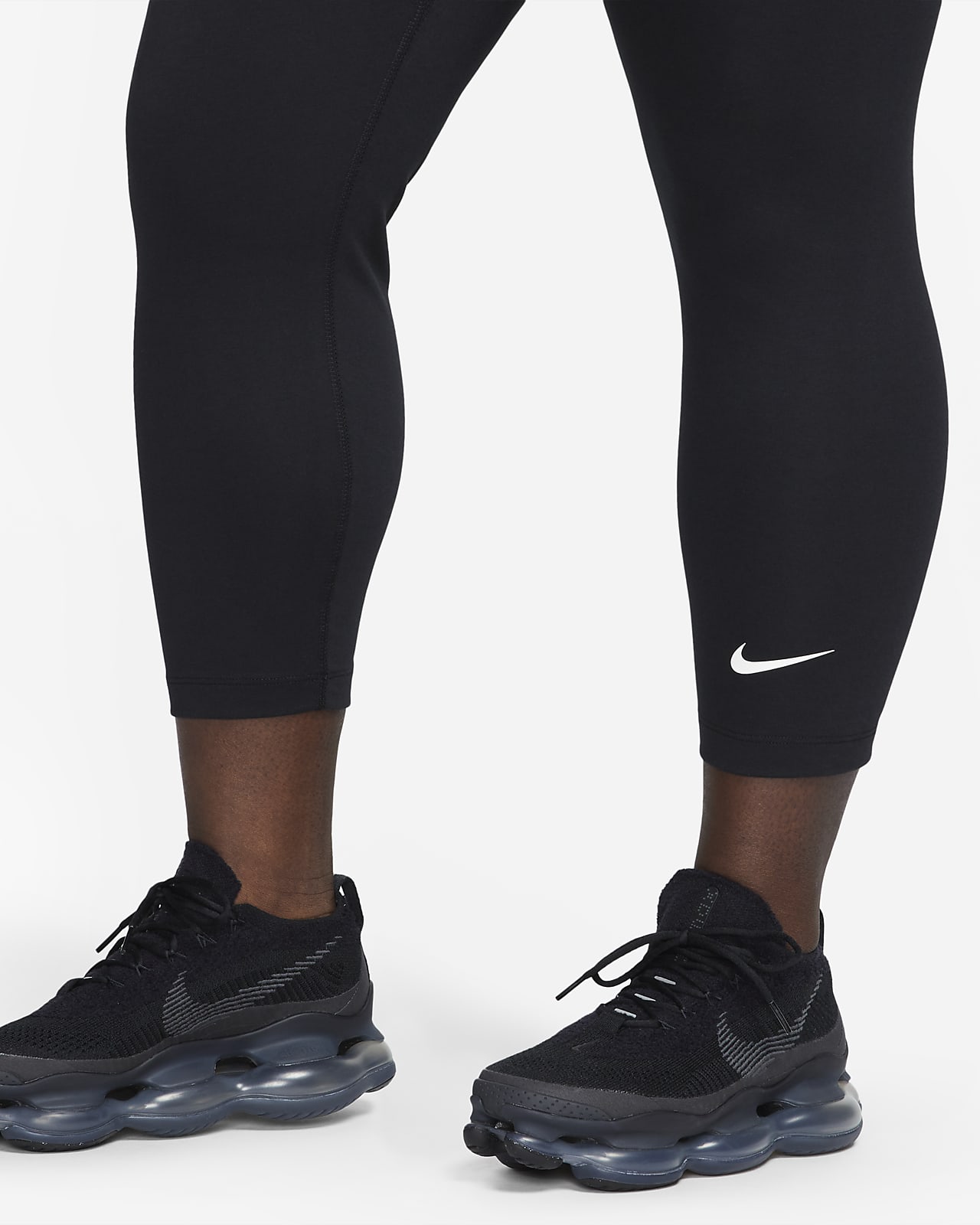 Nike Pro Size S M L SHINE Women's High Waisted 7/8 Shinny Leggings