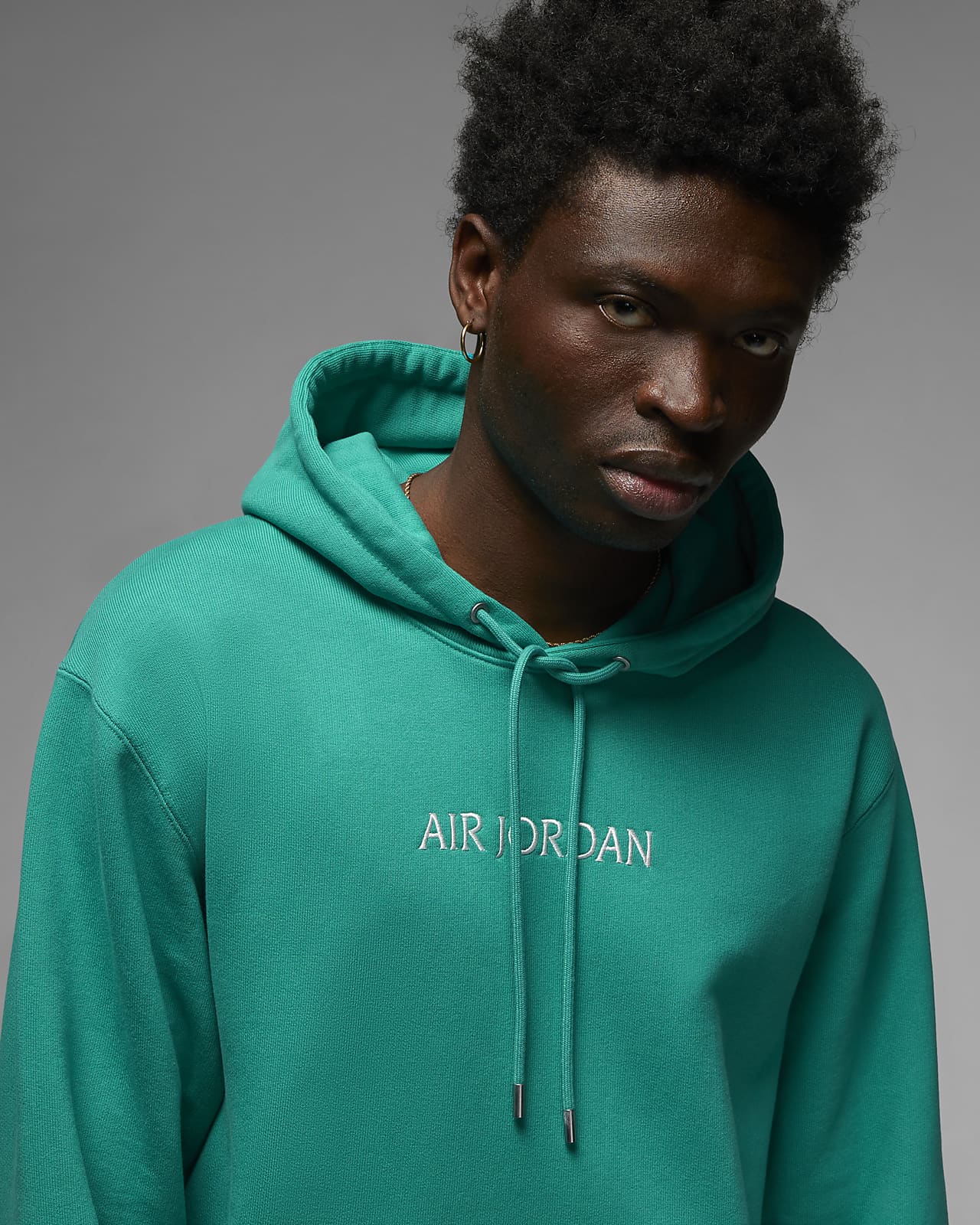 Sudadera con gorro de tejido Fleece para hombre Jordan \