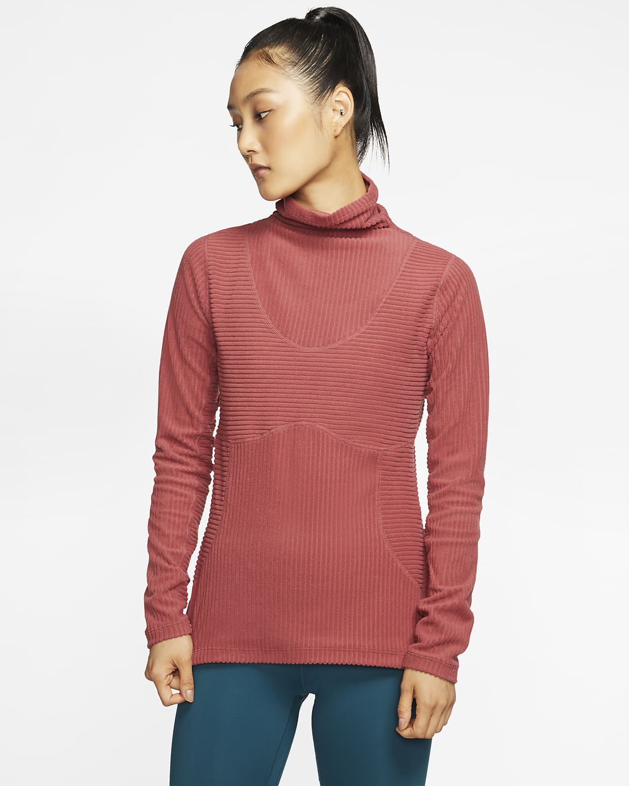 nike women's pro hyperwarm top