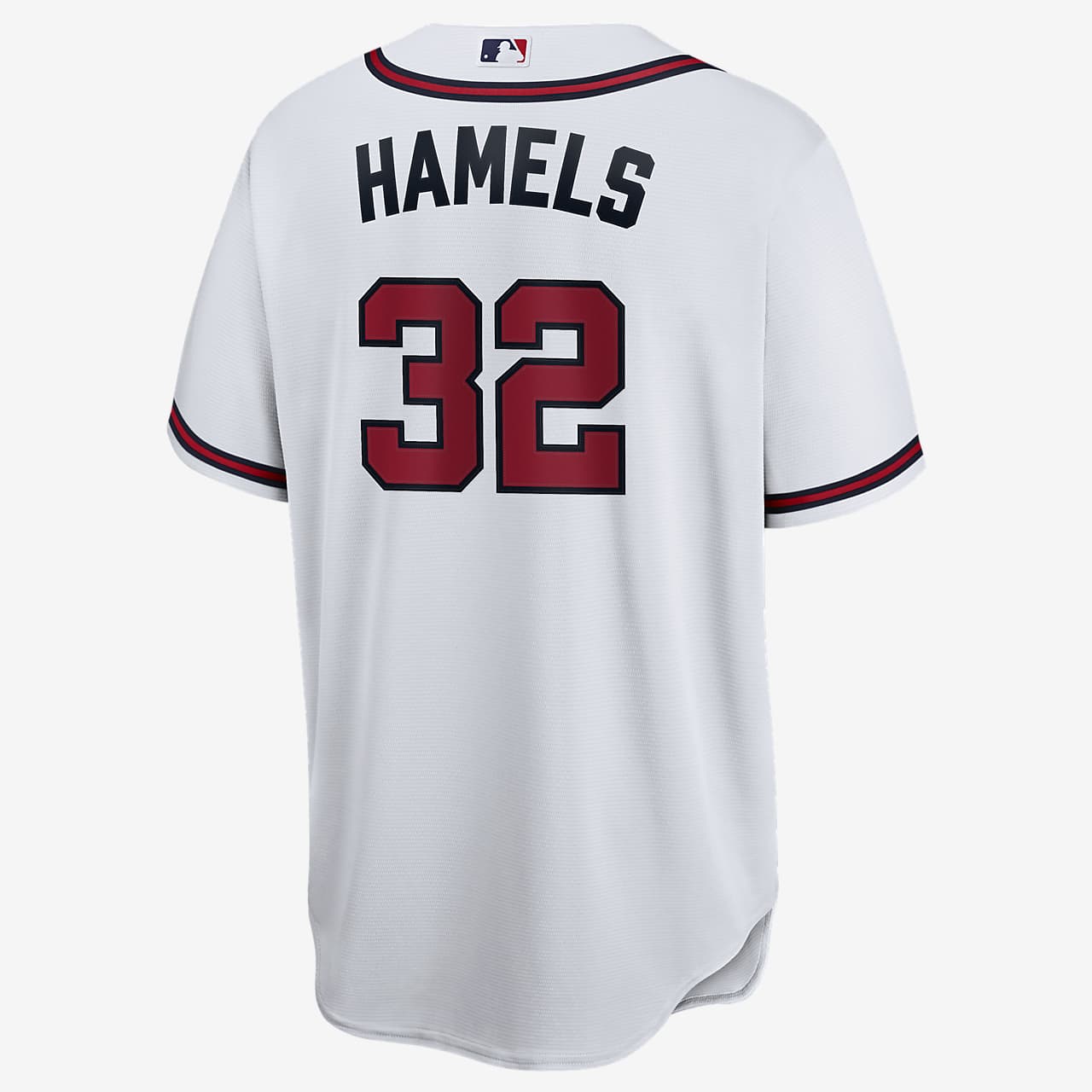 MLB Atlanta Braves (Cole Hamels) Men's Replica Baseball Jersey.