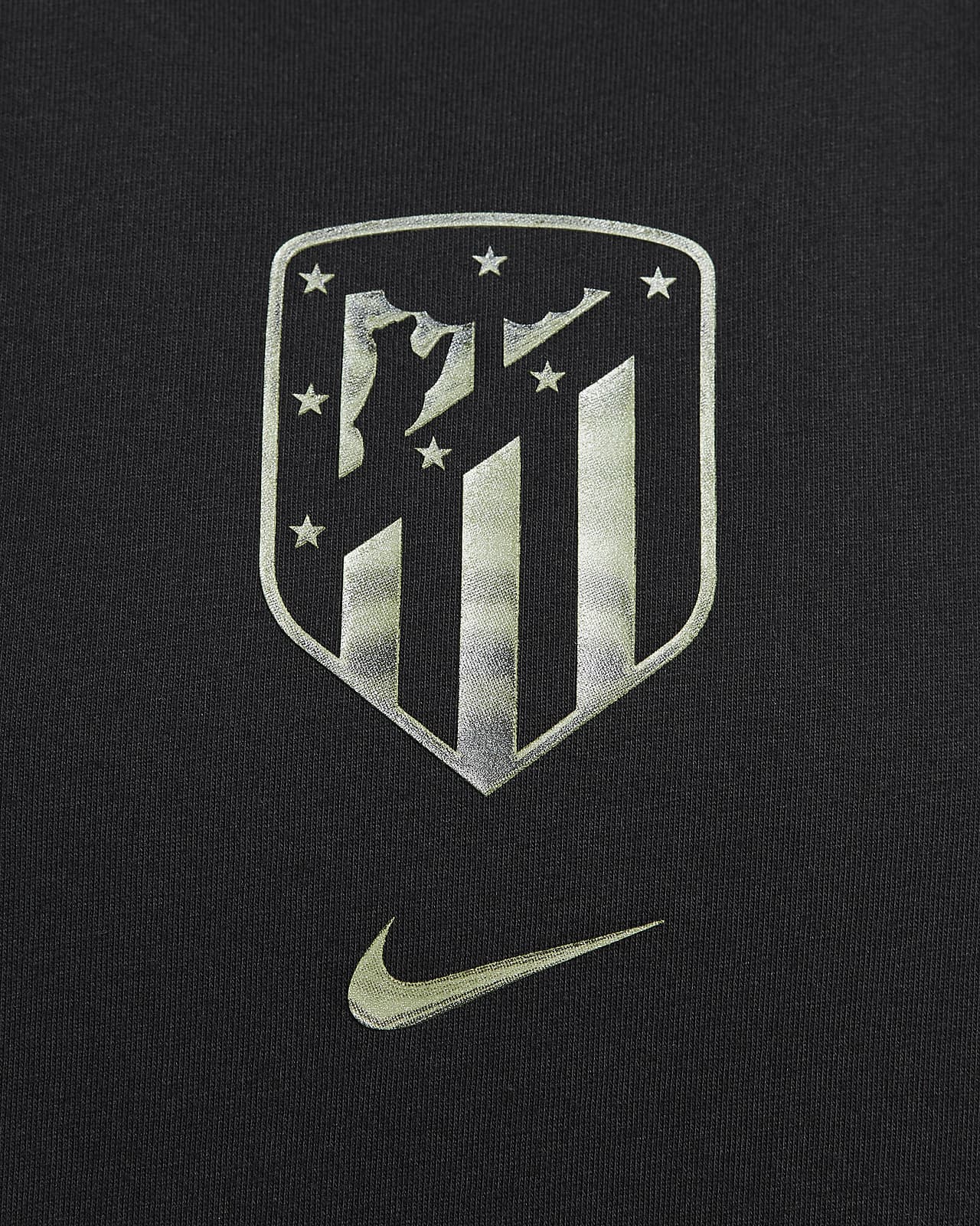 Atlético Madrid Women's Nike Football Boxy T-Shirt. Nike LU