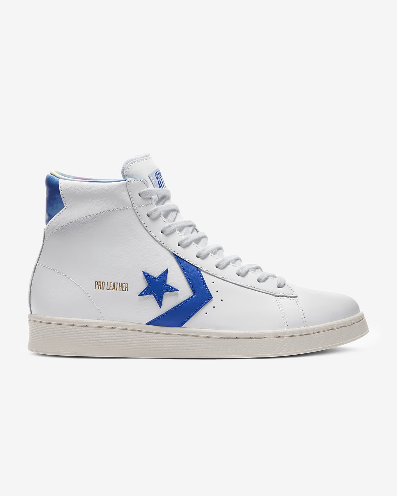 blue leather converse high tops