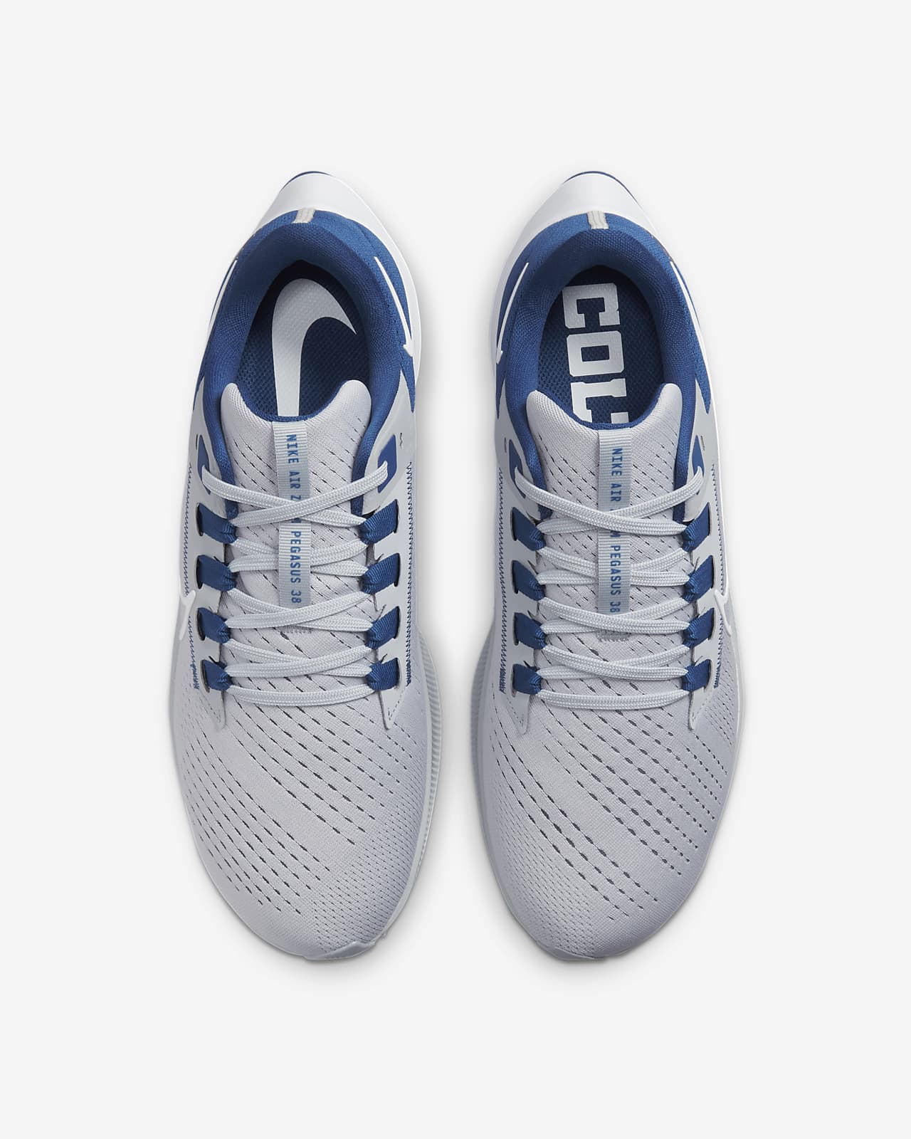 Inactivo Capilares Adulto Nike Pegasus 38 (NFL Indianapolis Colts) Men's Running Shoes. Nike.com