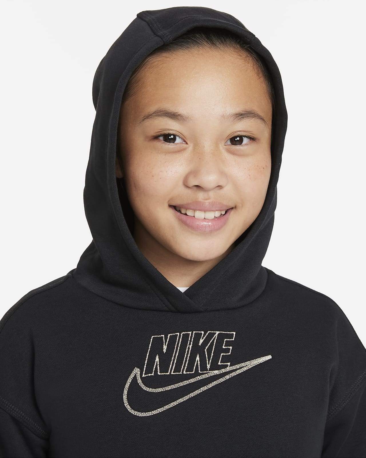 black nike sweatshirt junior