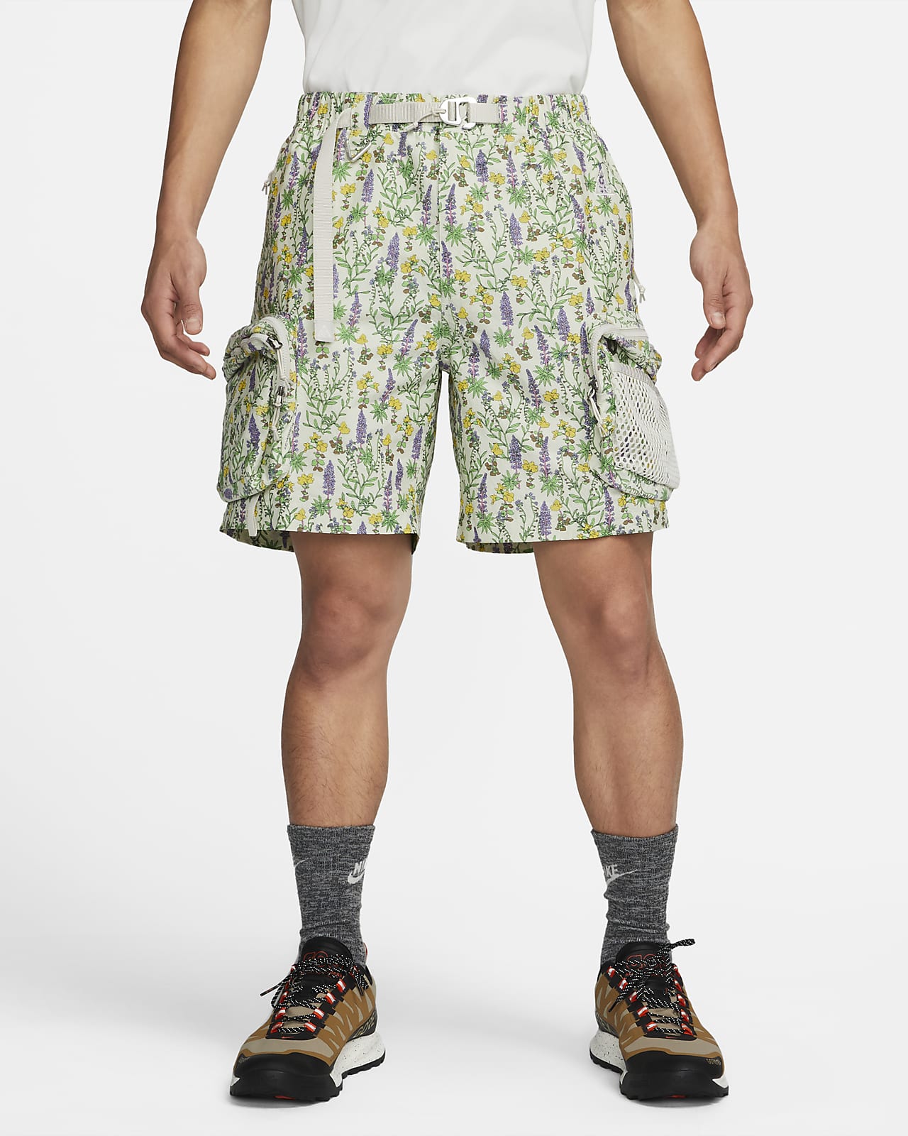 Nike ACG 'Snowgrass' Men's All-Over Print Cargo Shorts