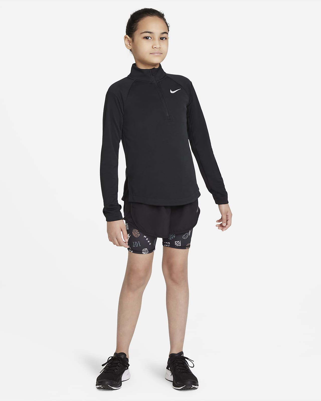 Nike Dri-FIT Older Kids' (Girls') Long-Sleeve Running Top. Nike IE
