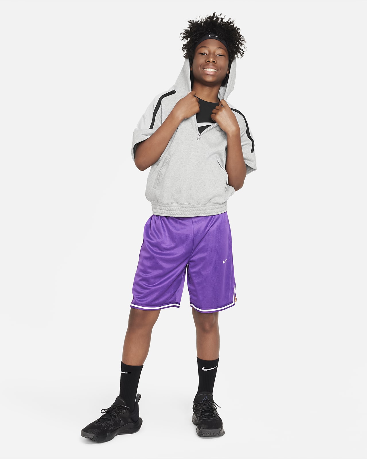 Nike Culture of Basketball DNA Older Kids' Reversible Basketball Shorts.  Nike IN