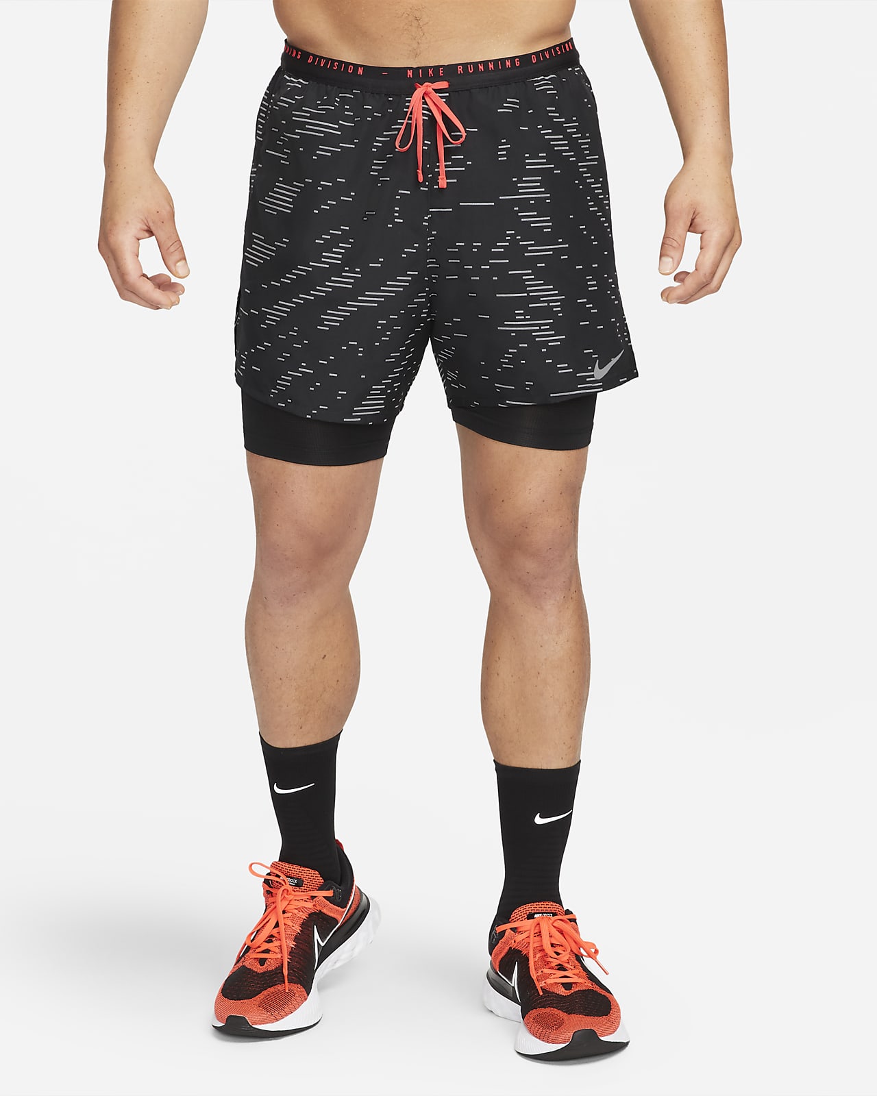 Nike Dri-FIT Division Stride Men's 2-In-1 13cm (approx.) Running Shorts.