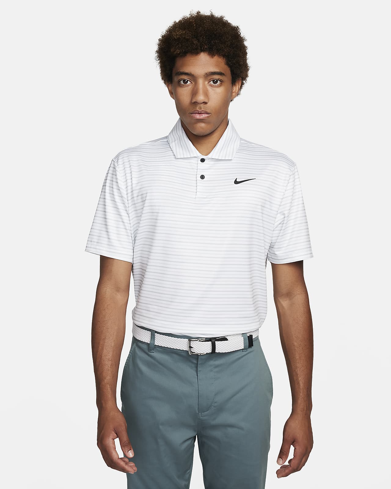 Nike Tour Men's Dri-FIT Striped Golf Polo
