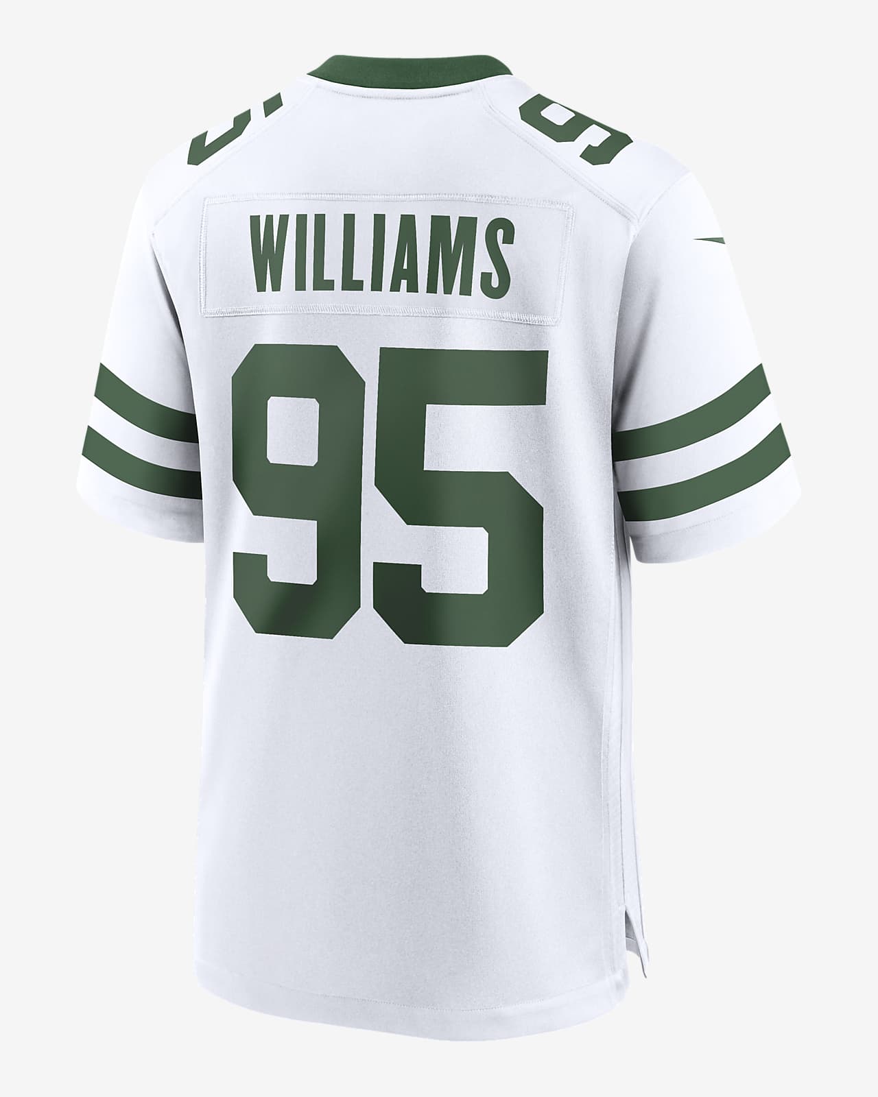 Nike New York Jets No95 Quinnen Williams Anthracite Salute to Service Men's Stitched NFL Limited Therma Long Sleeve Jersey