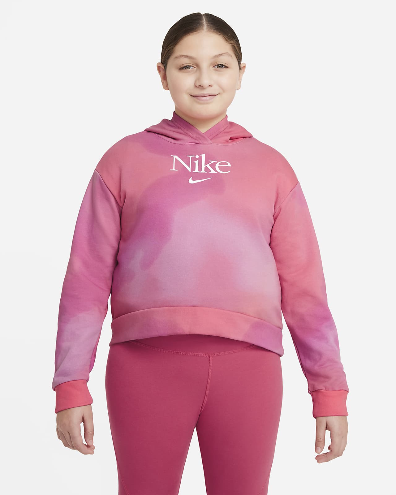 Sudadera con capucha sin cierre para niñas talla grande Nike Sportswear ( talla extendida). Nike.com