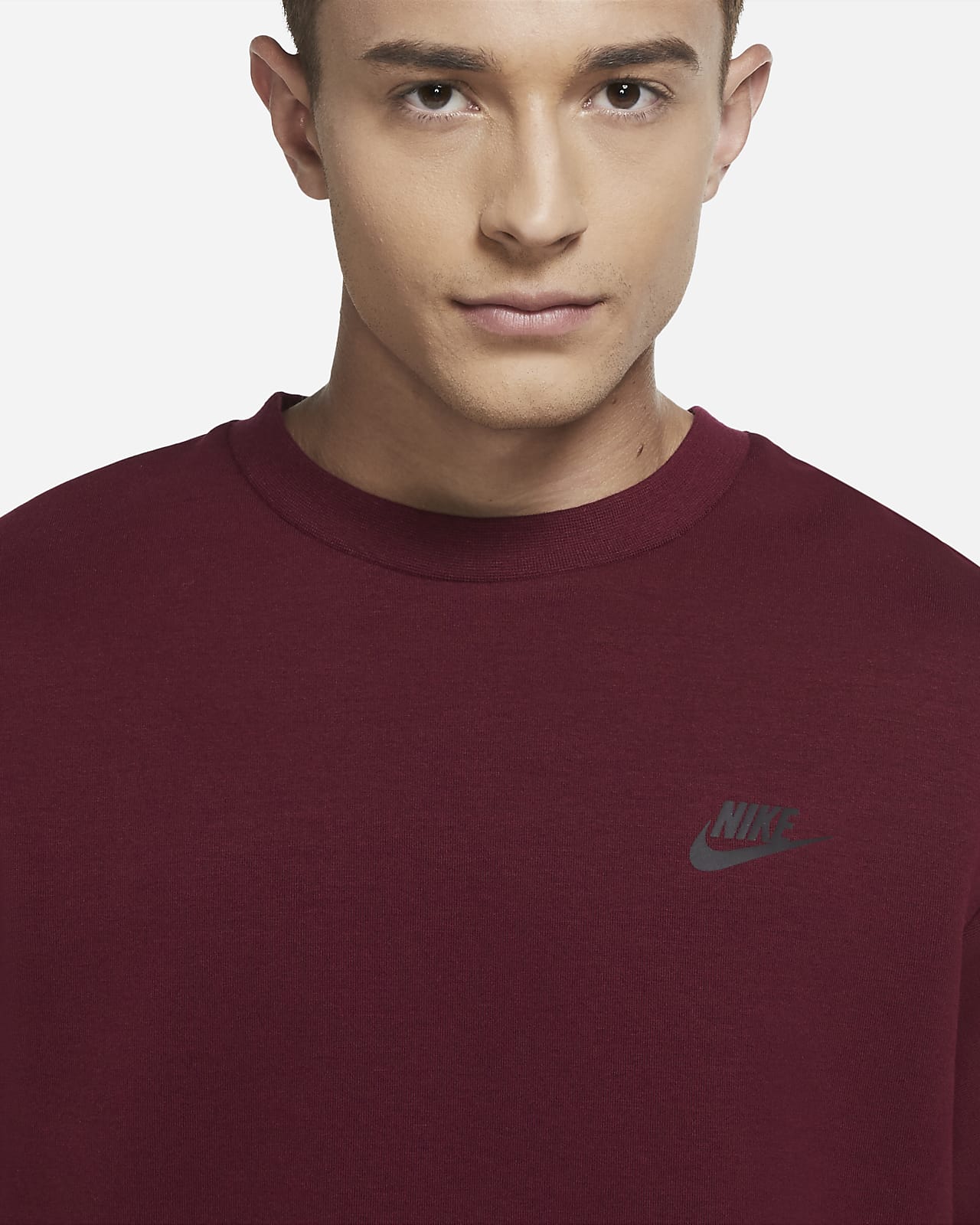 nike sportswear men's fleece crew